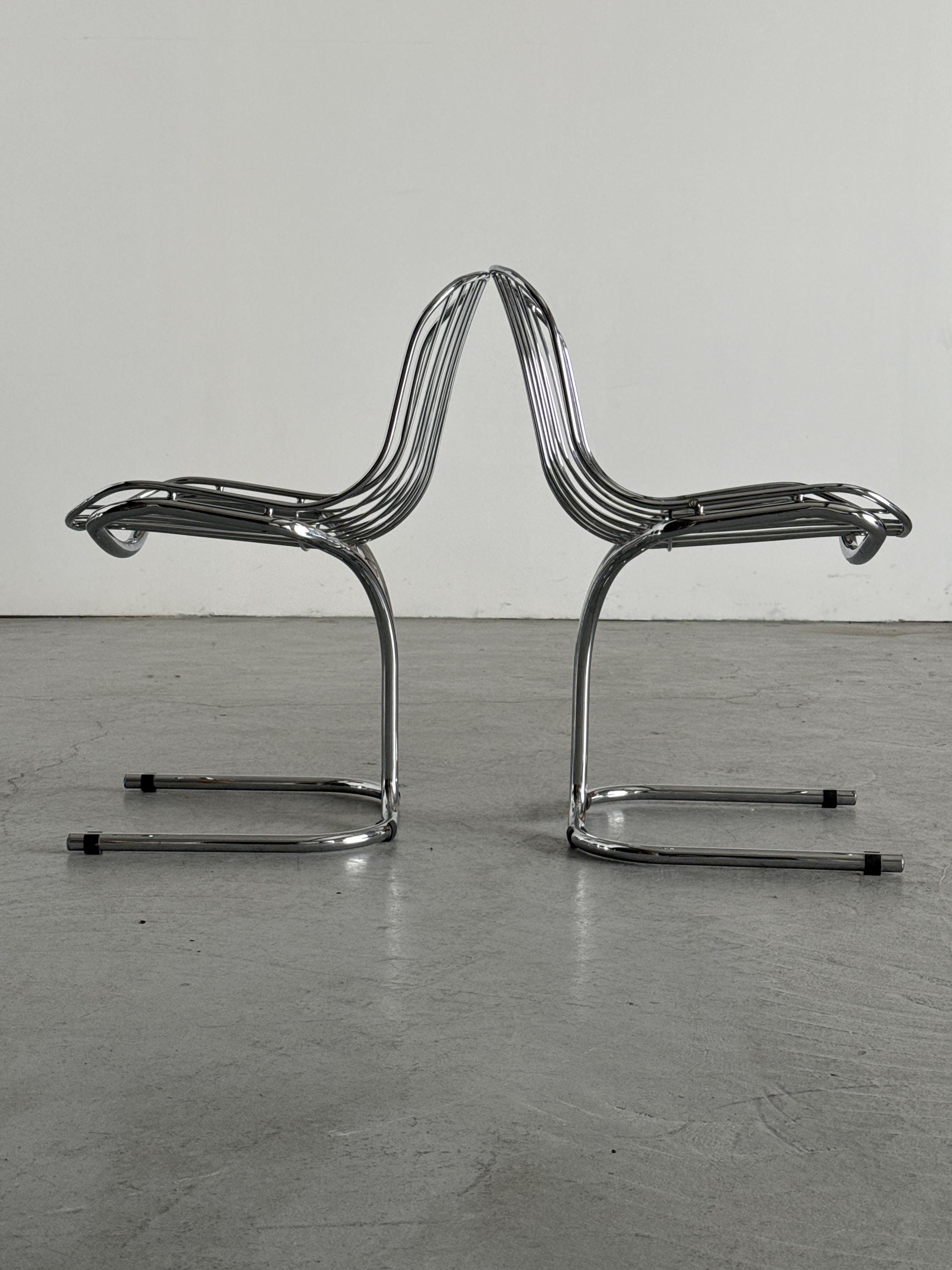 Radiofreccia Dining Chairs by Gastone Rinaldi