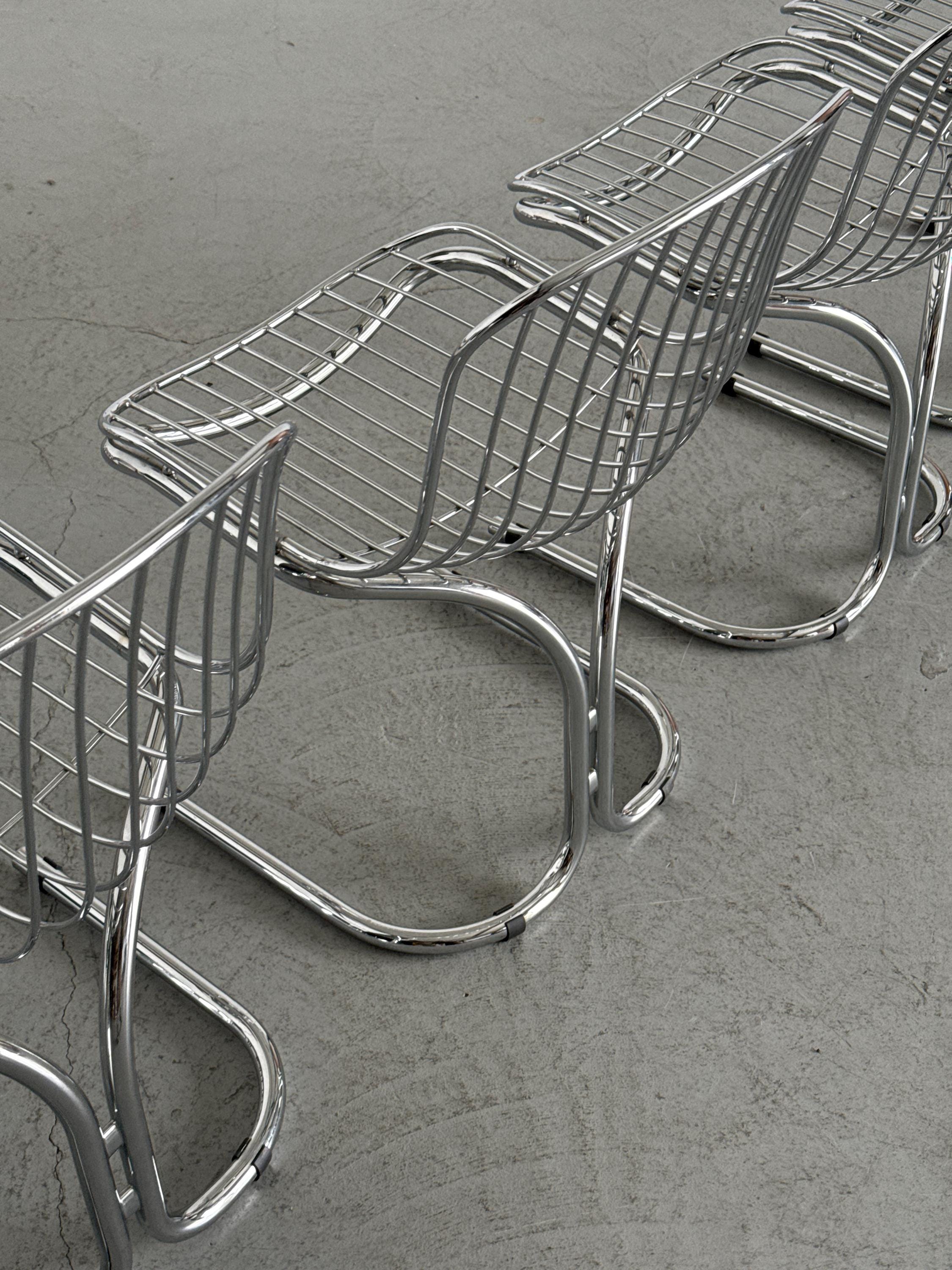 Radiofreccia Dining Chairs by Gastone Rinaldi