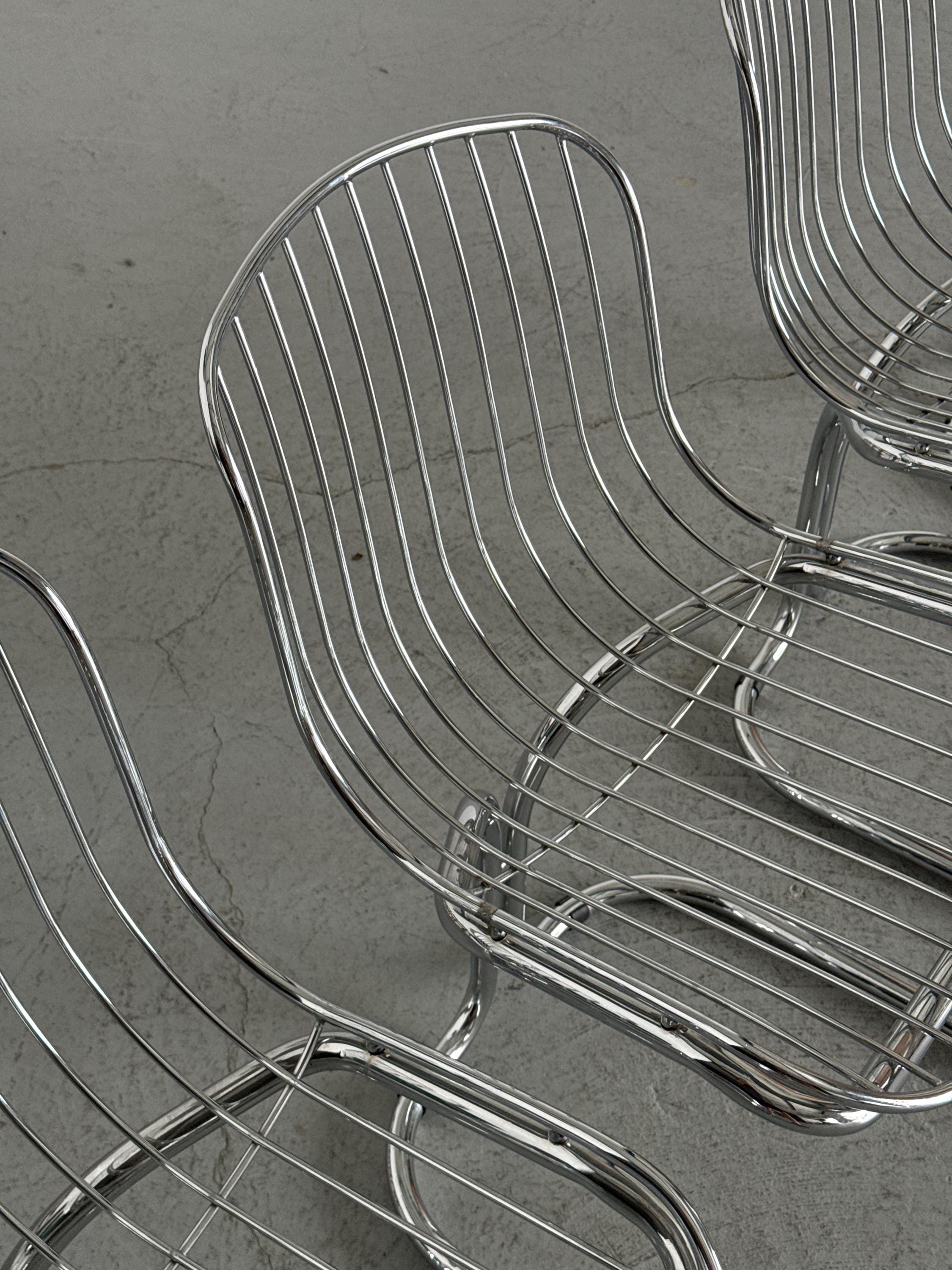 Radiofreccia Dining Chairs by Gastone Rinaldi