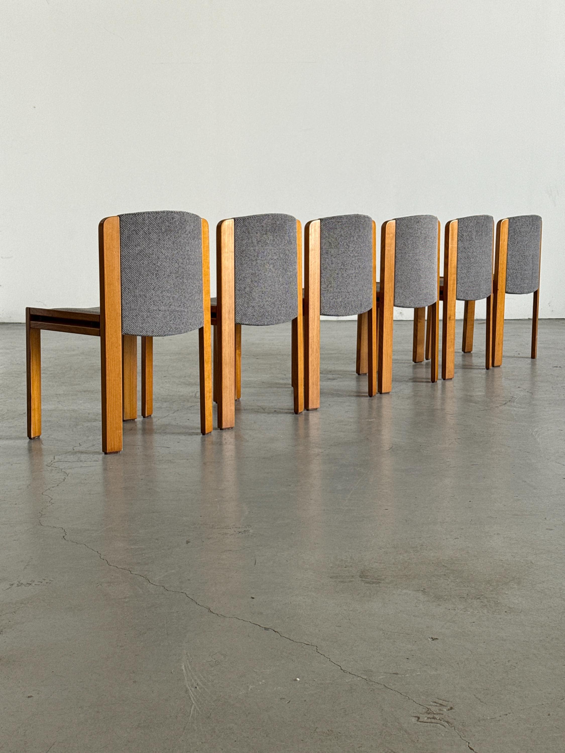 Joe Colombo Model 300 Dining Chairs for Pozzi