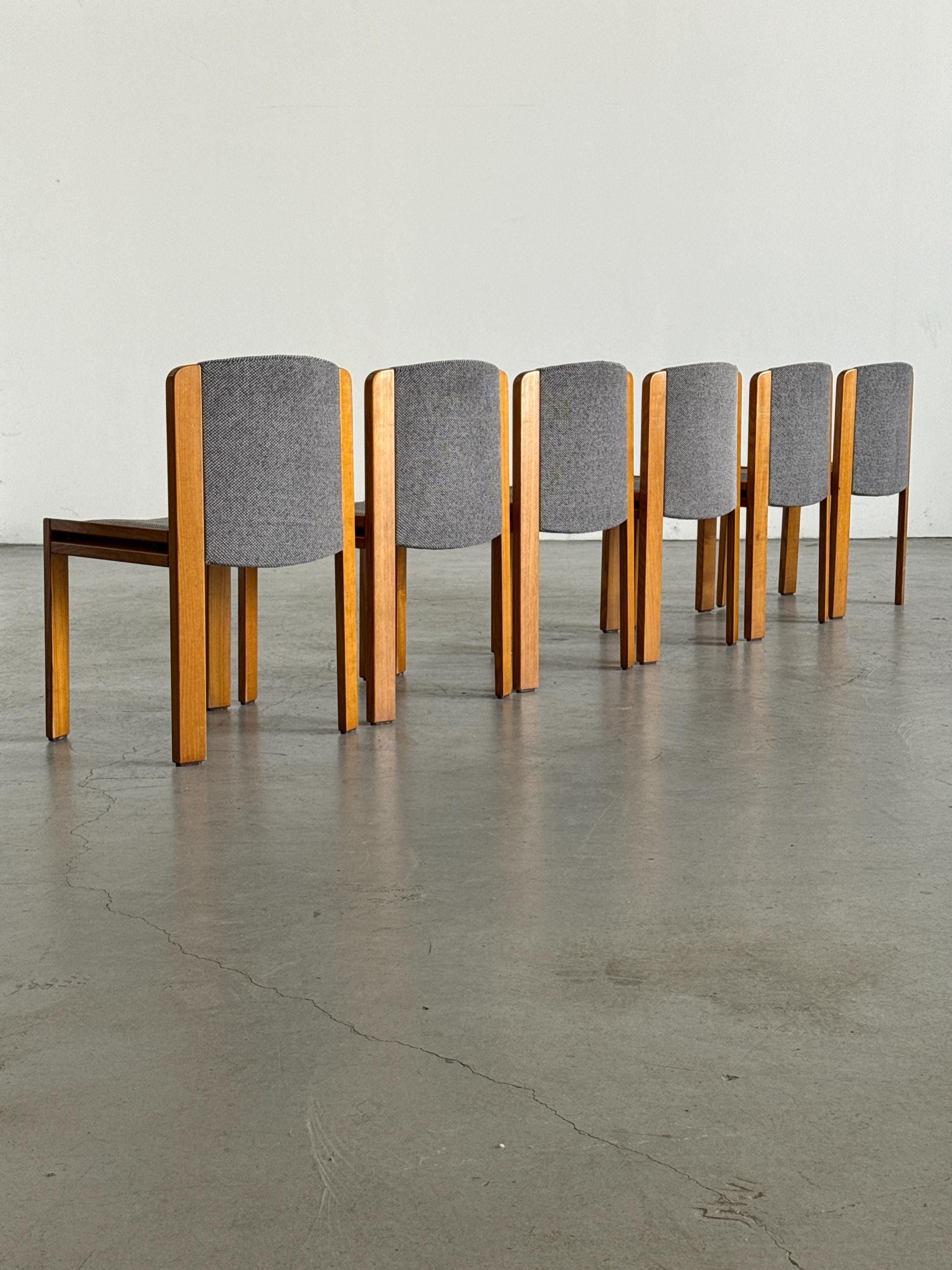 Joe Colombo Model 300 Dining Chairs for Pozzi