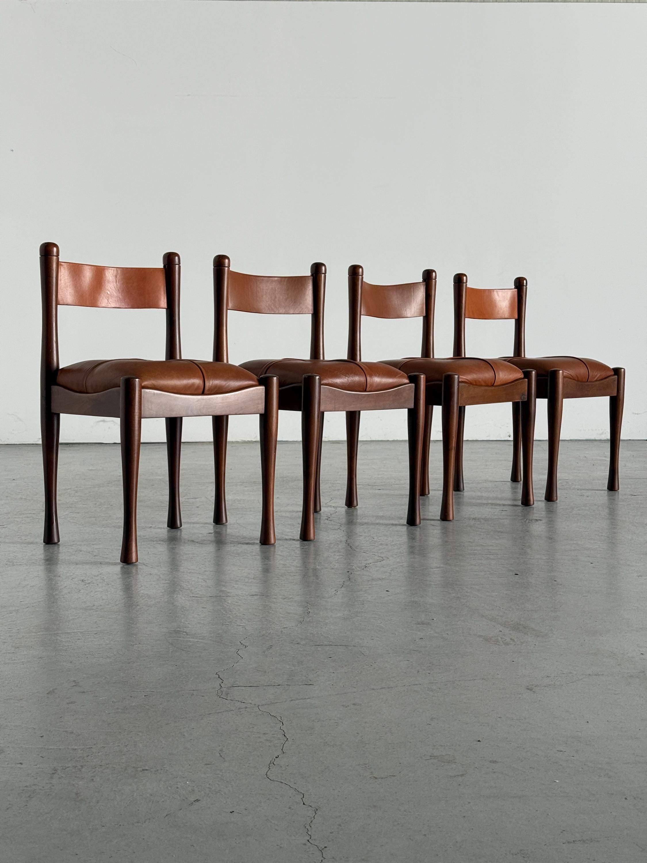 ‘Model 620’ Dining Chairs by Silvio Coppola for Bernini