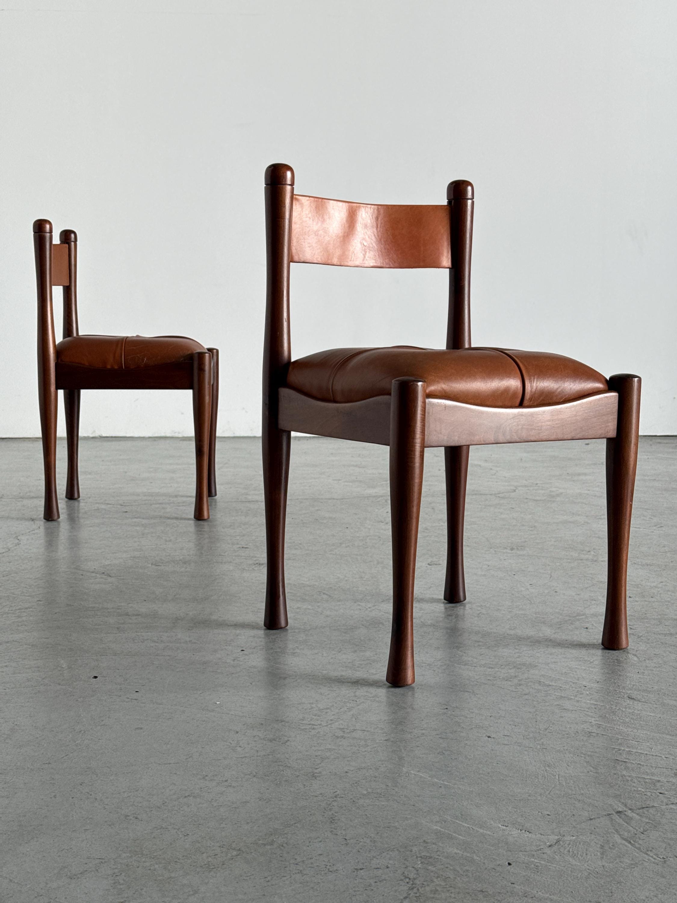 ‘Model 620’ Dining Chairs by Silvio Coppola for Bernini