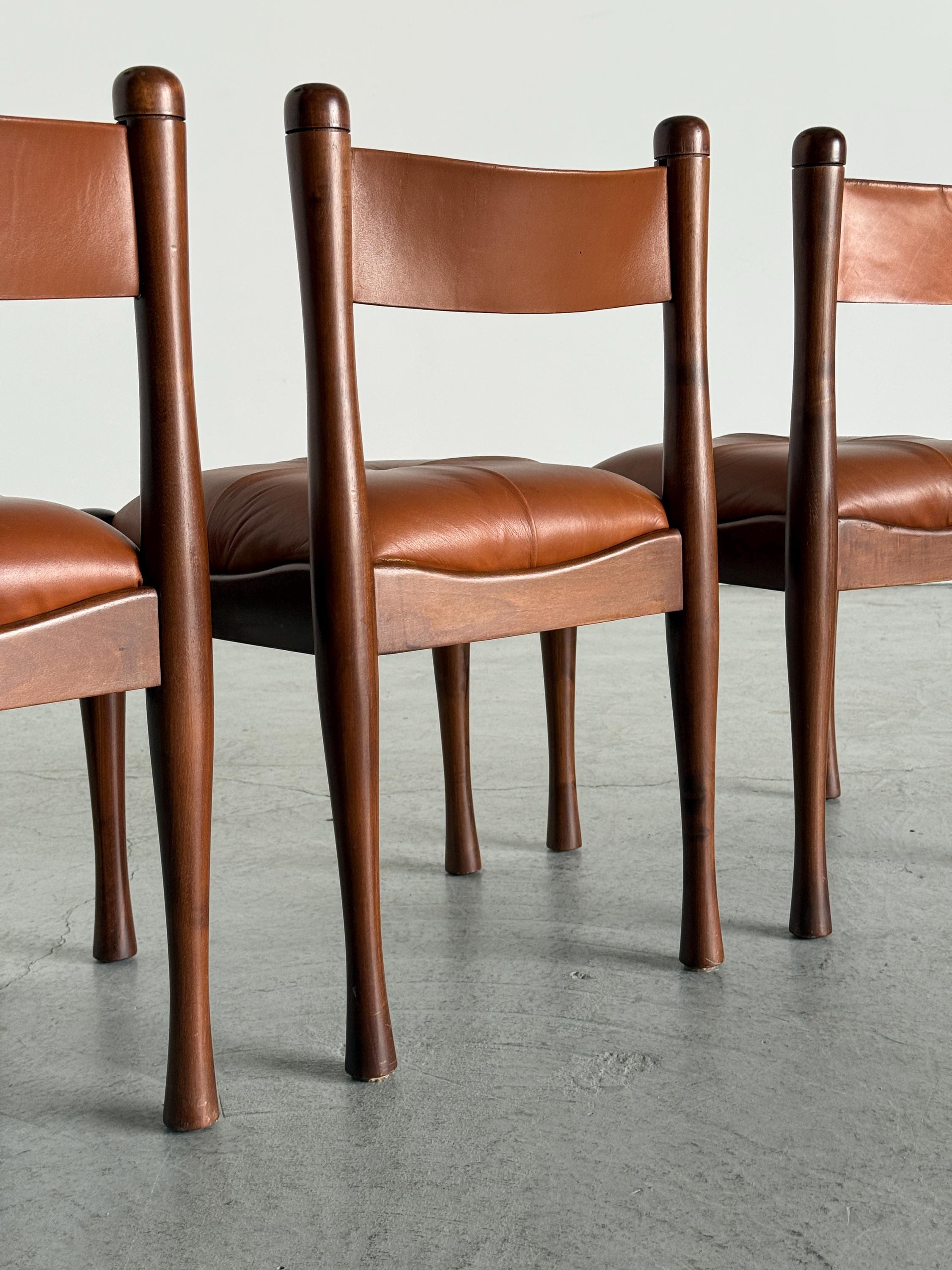 ‘Model 620’ Dining Chairs by Silvio Coppola for Bernini