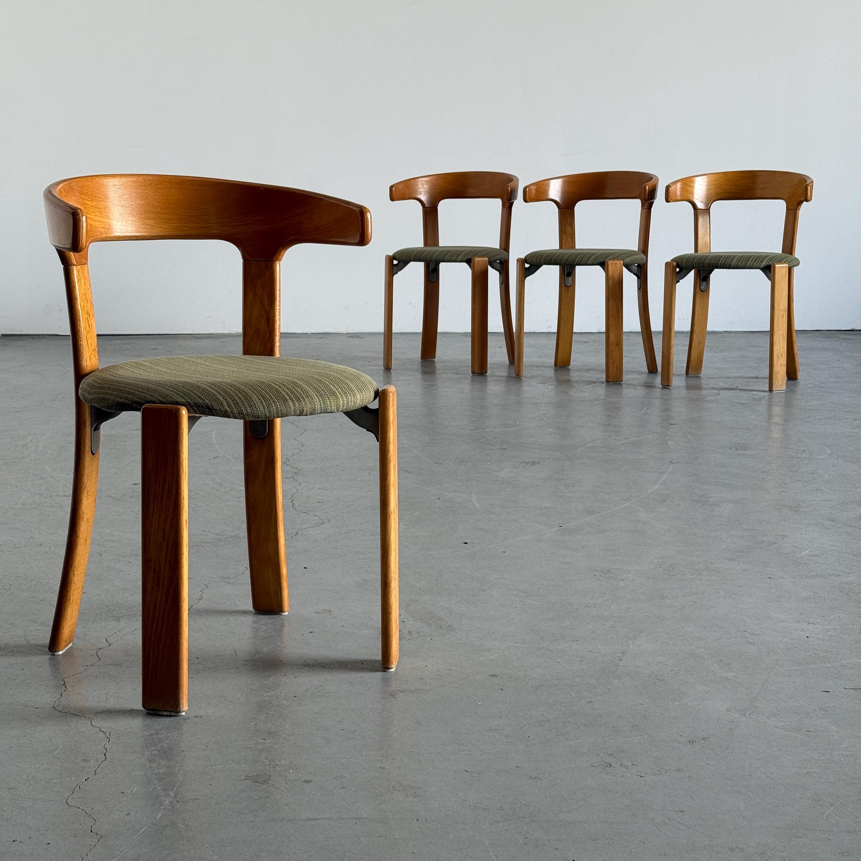 Bruno Rey 'Bull Horn' Dining Chairs for Kusch & Co