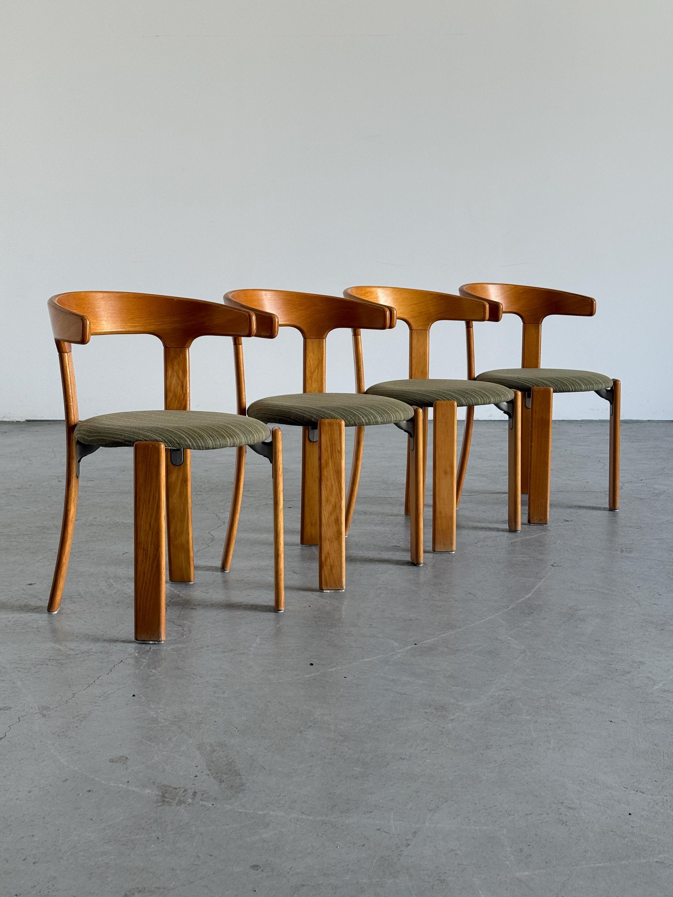 Bruno Rey 'Bull Horn' Dining Chairs for Kusch & Co