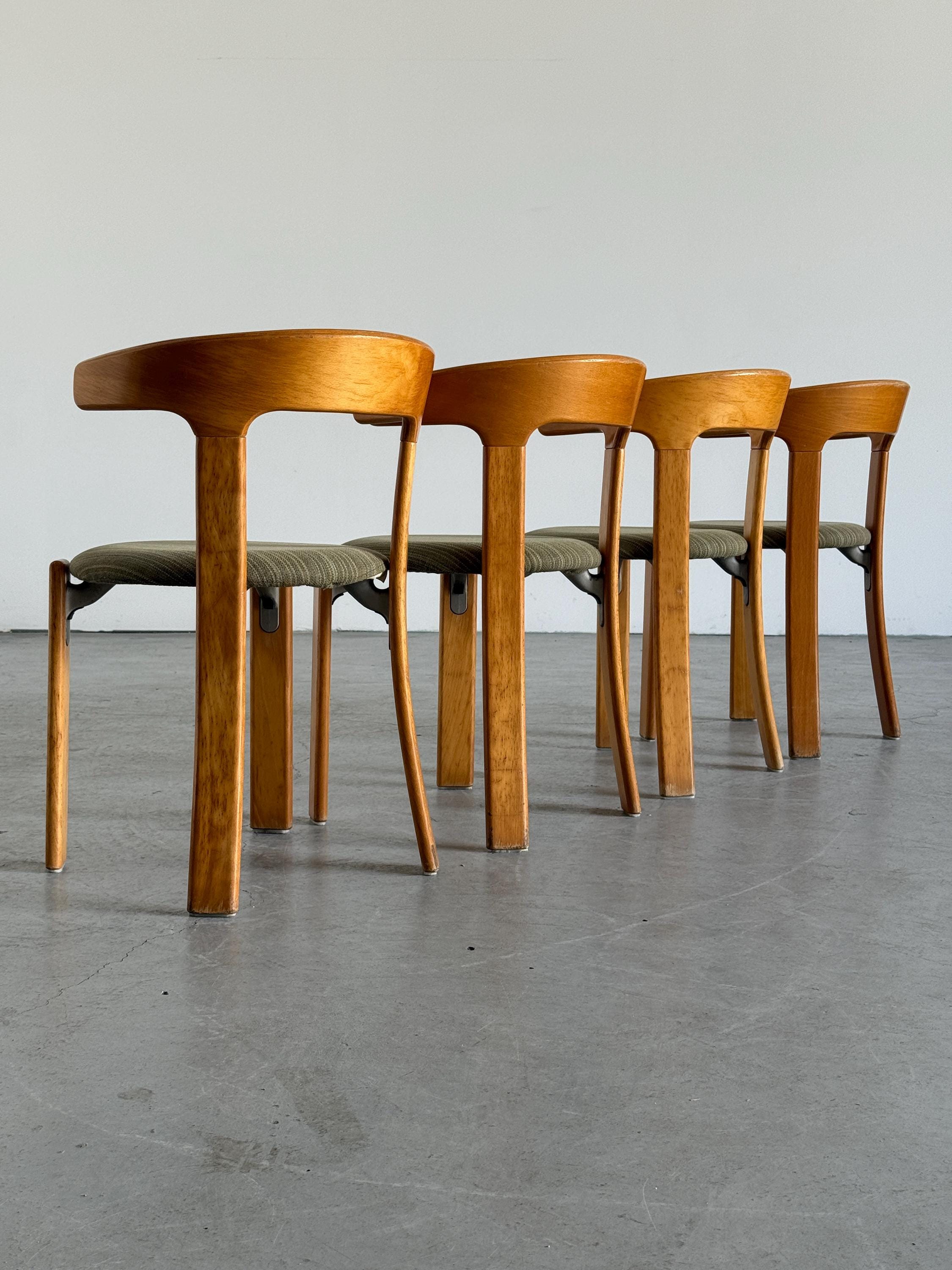 Bruno Rey 'Bull Horn' Dining Chairs for Kusch & Co