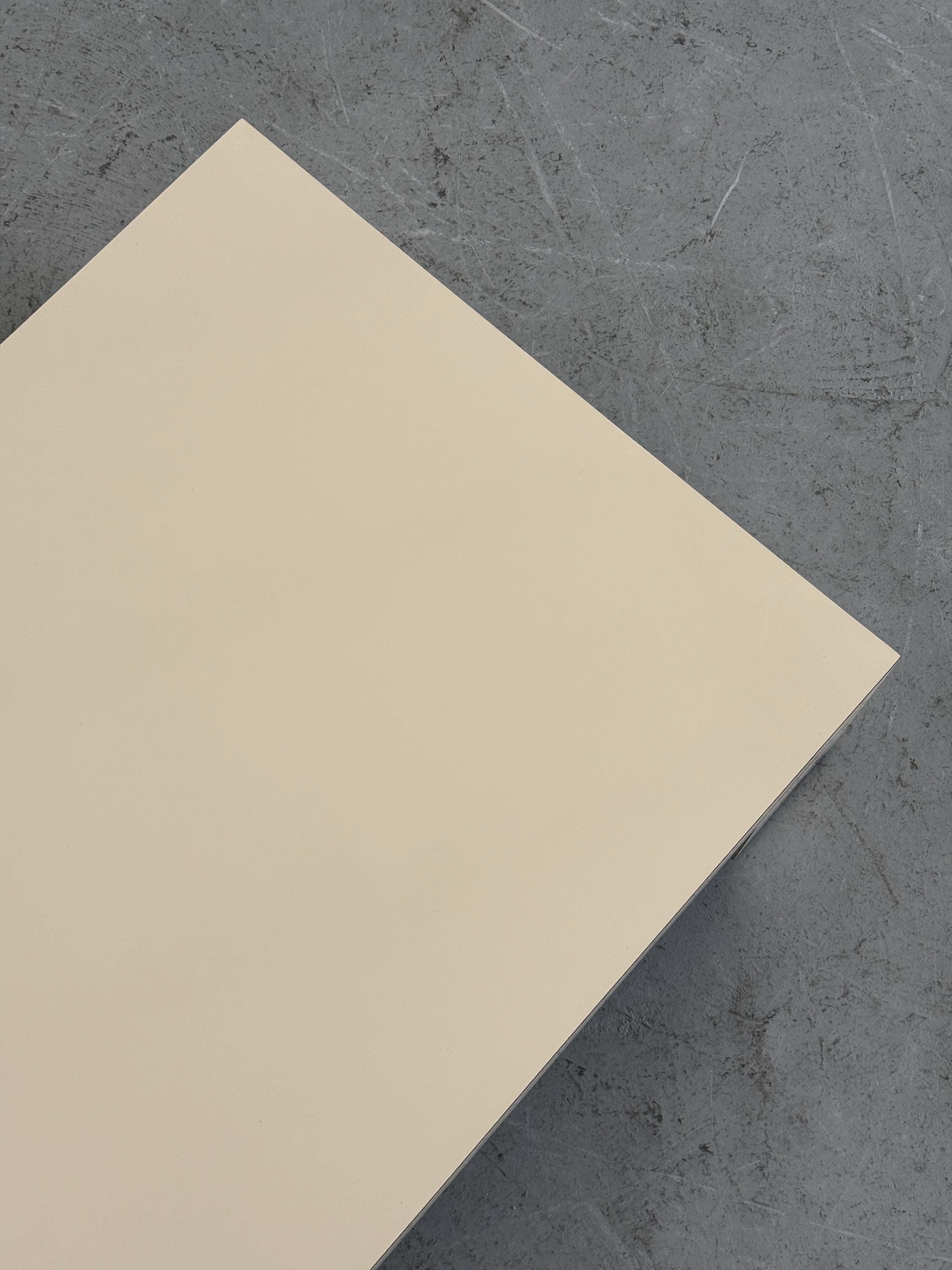 Rectangular Cream Lacquer Coffee Table