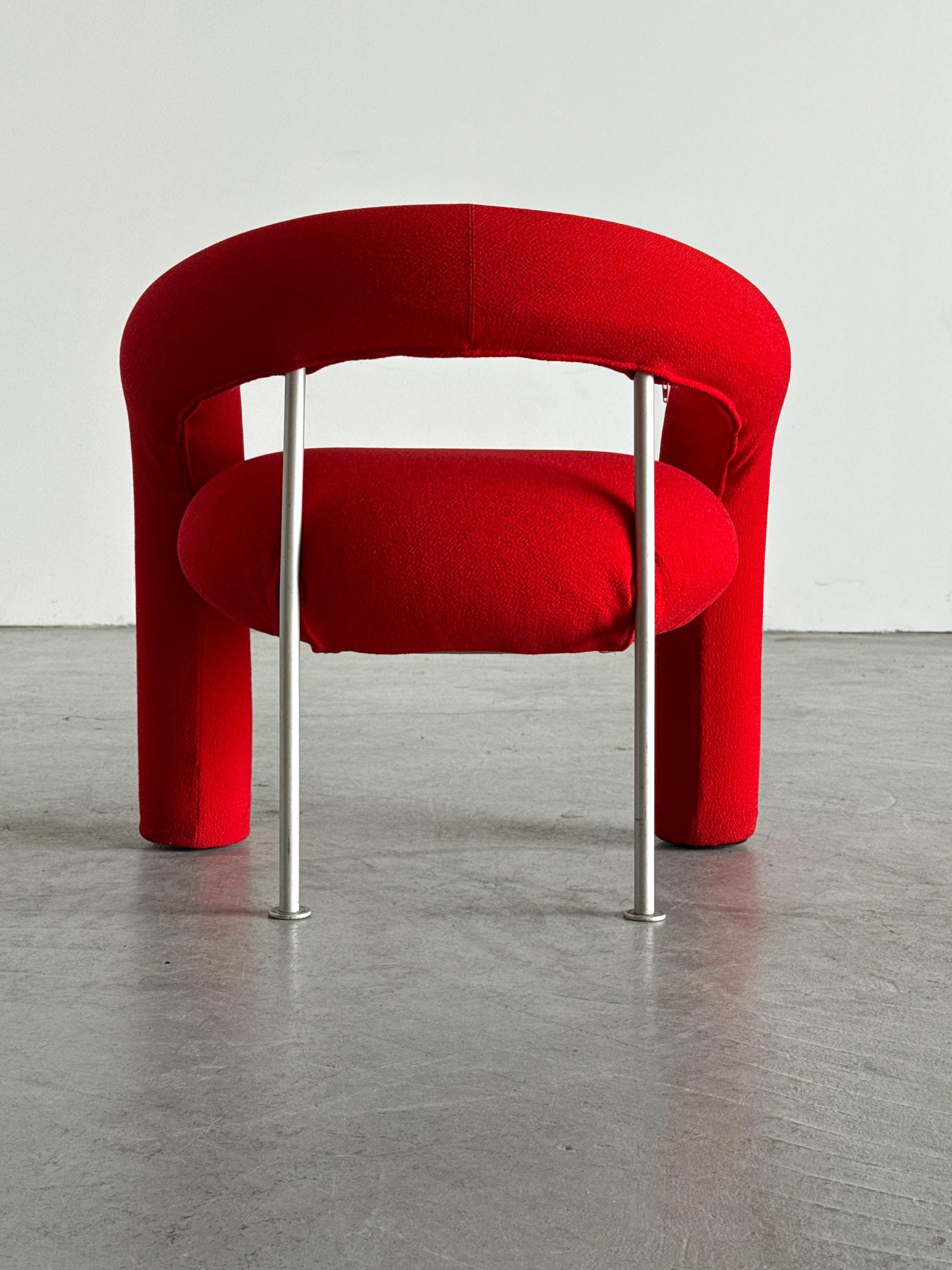 Tube Lounge Chair by Anna & Carlo Bartoli for Rossi di Albizzate