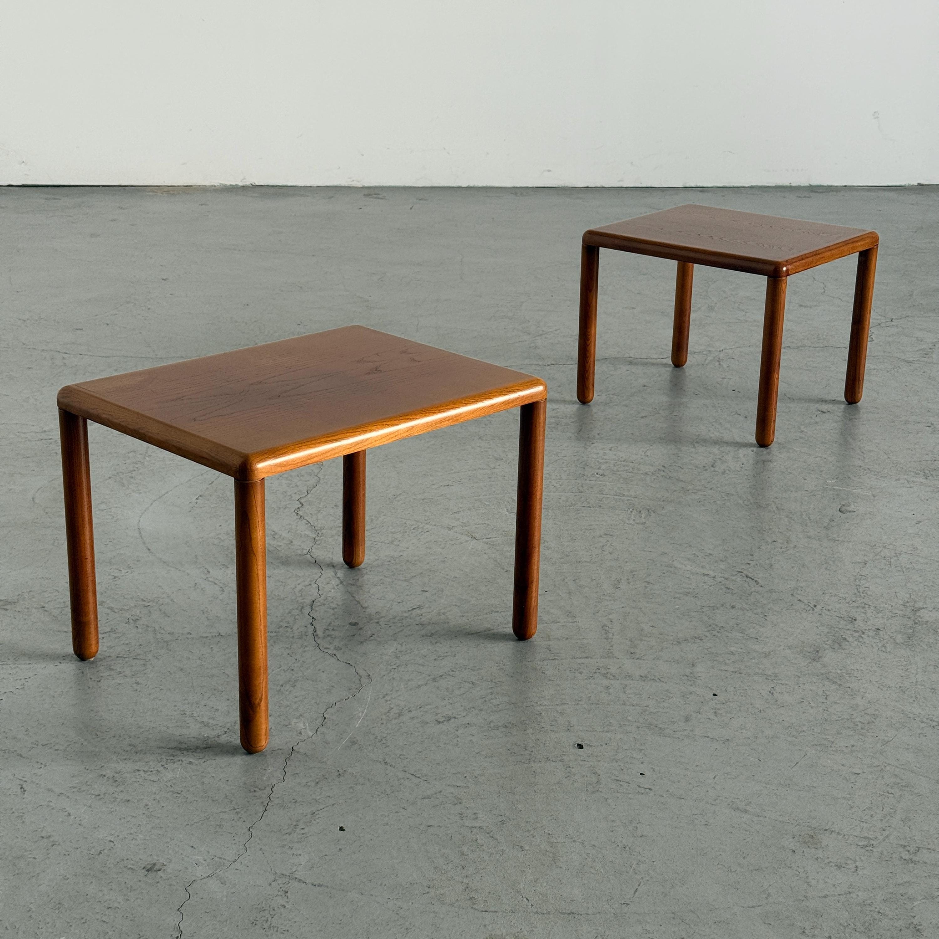 Scandinavian Teak Nesting Side Tables