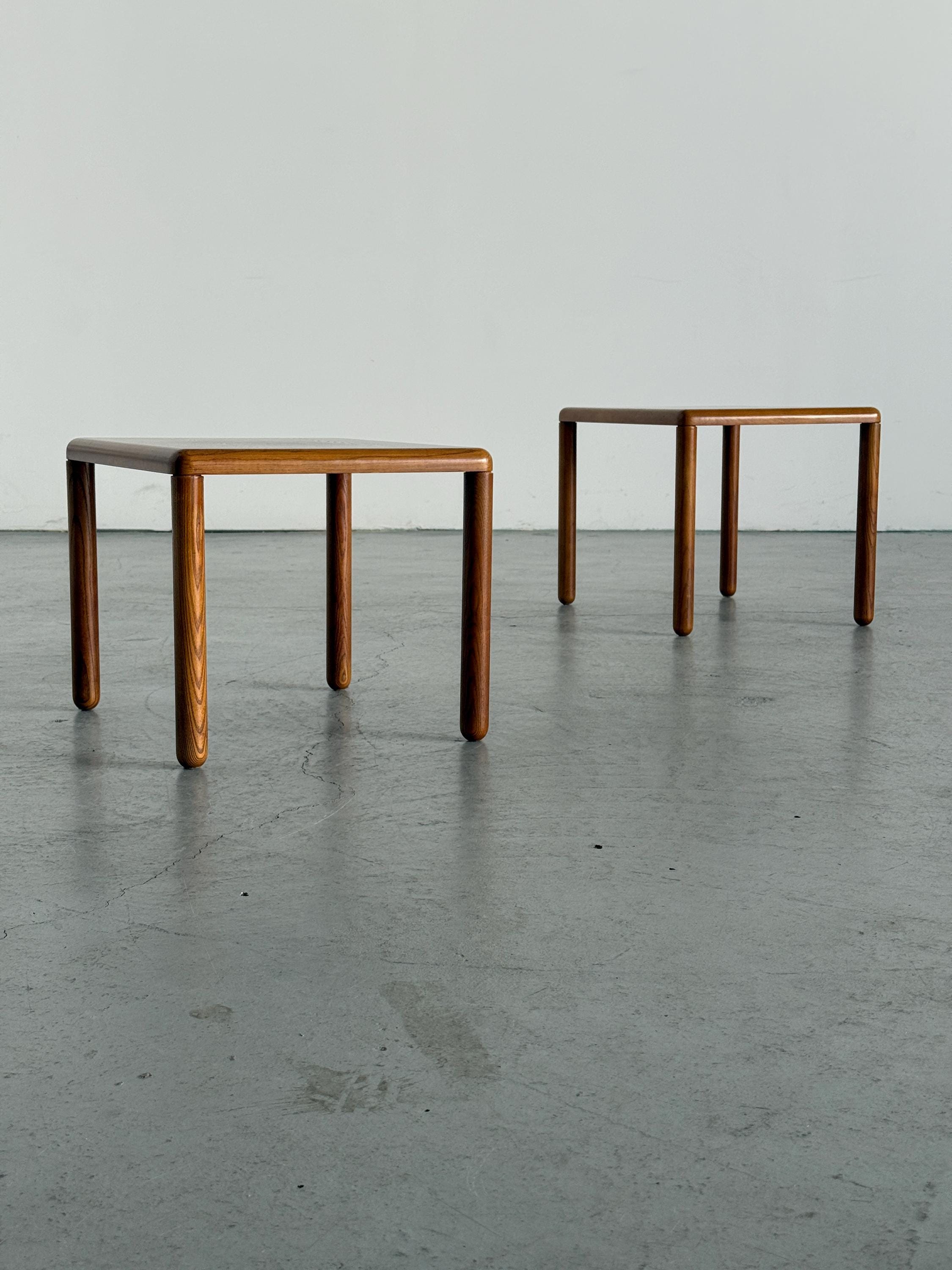 Scandinavian Teak Nesting Side Tables
