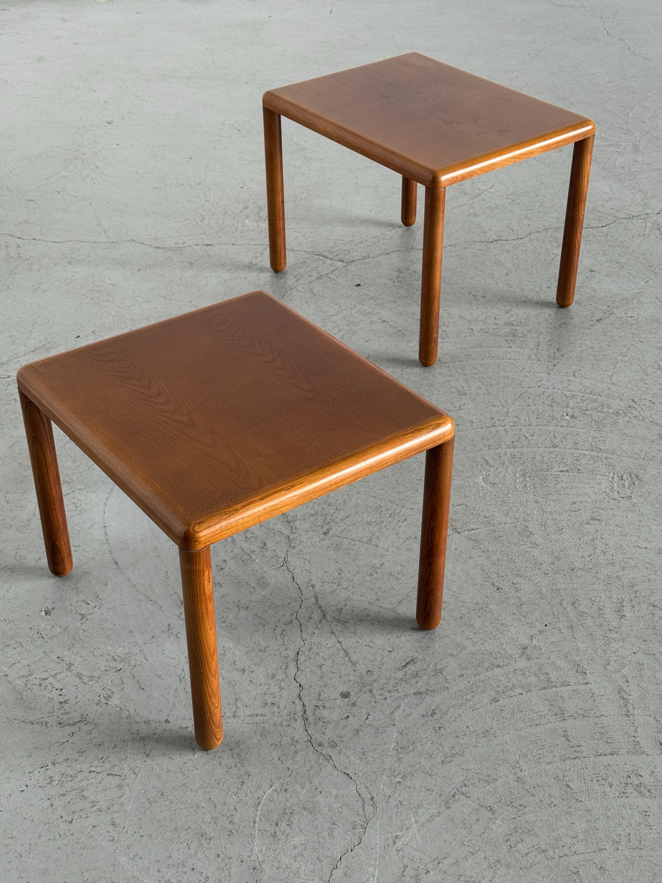 Scandinavian Teak Nesting Side Tables