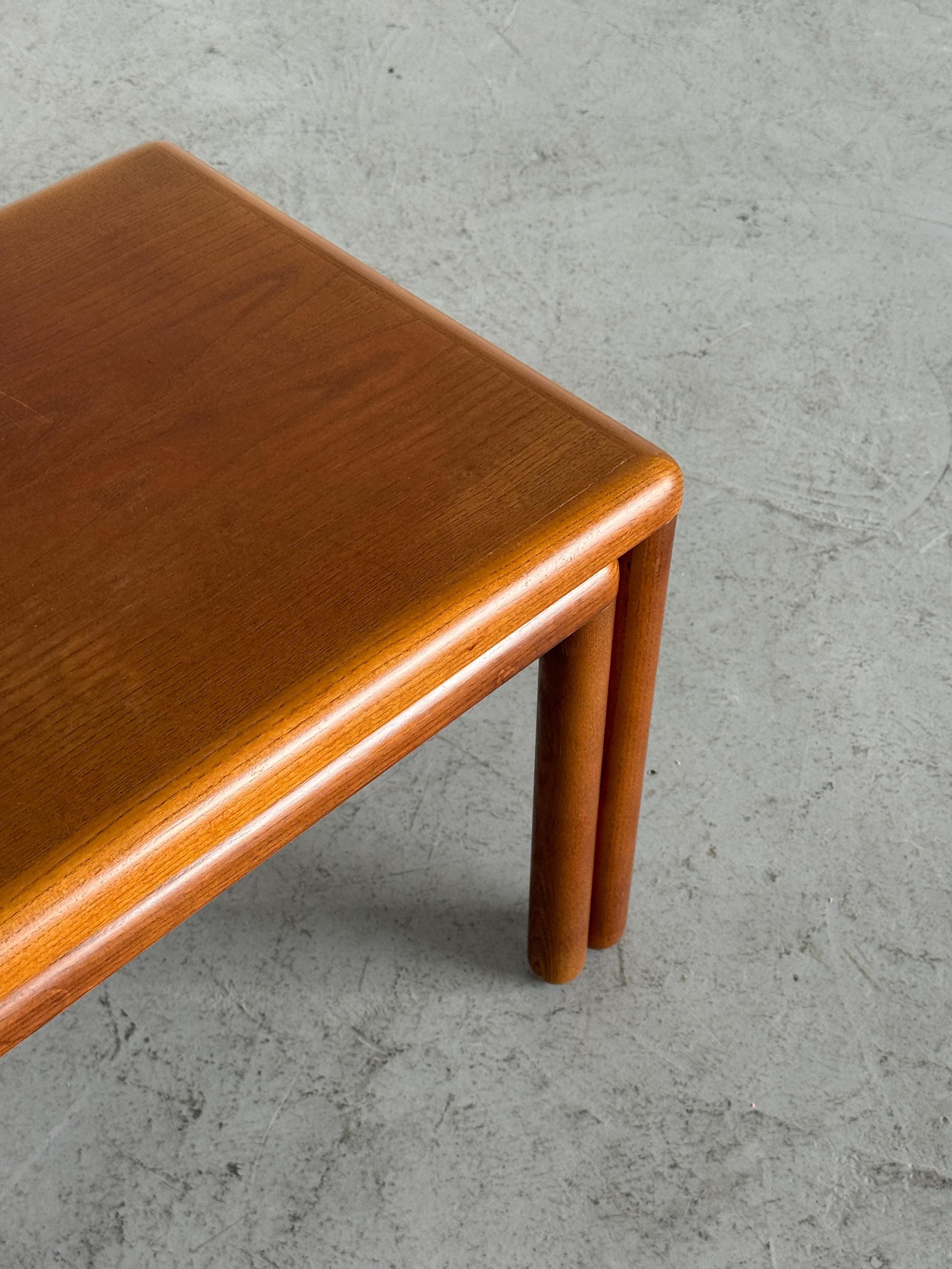 Scandinavian Teak Nesting Side Tables