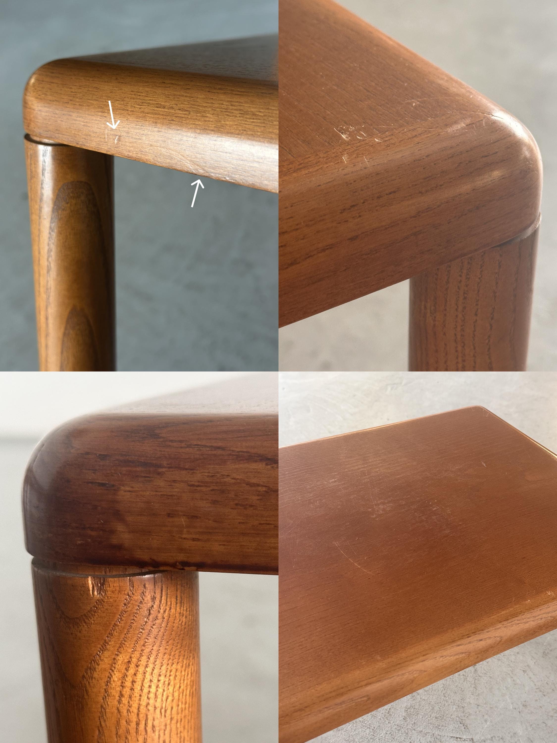Scandinavian Teak Nesting Side Tables