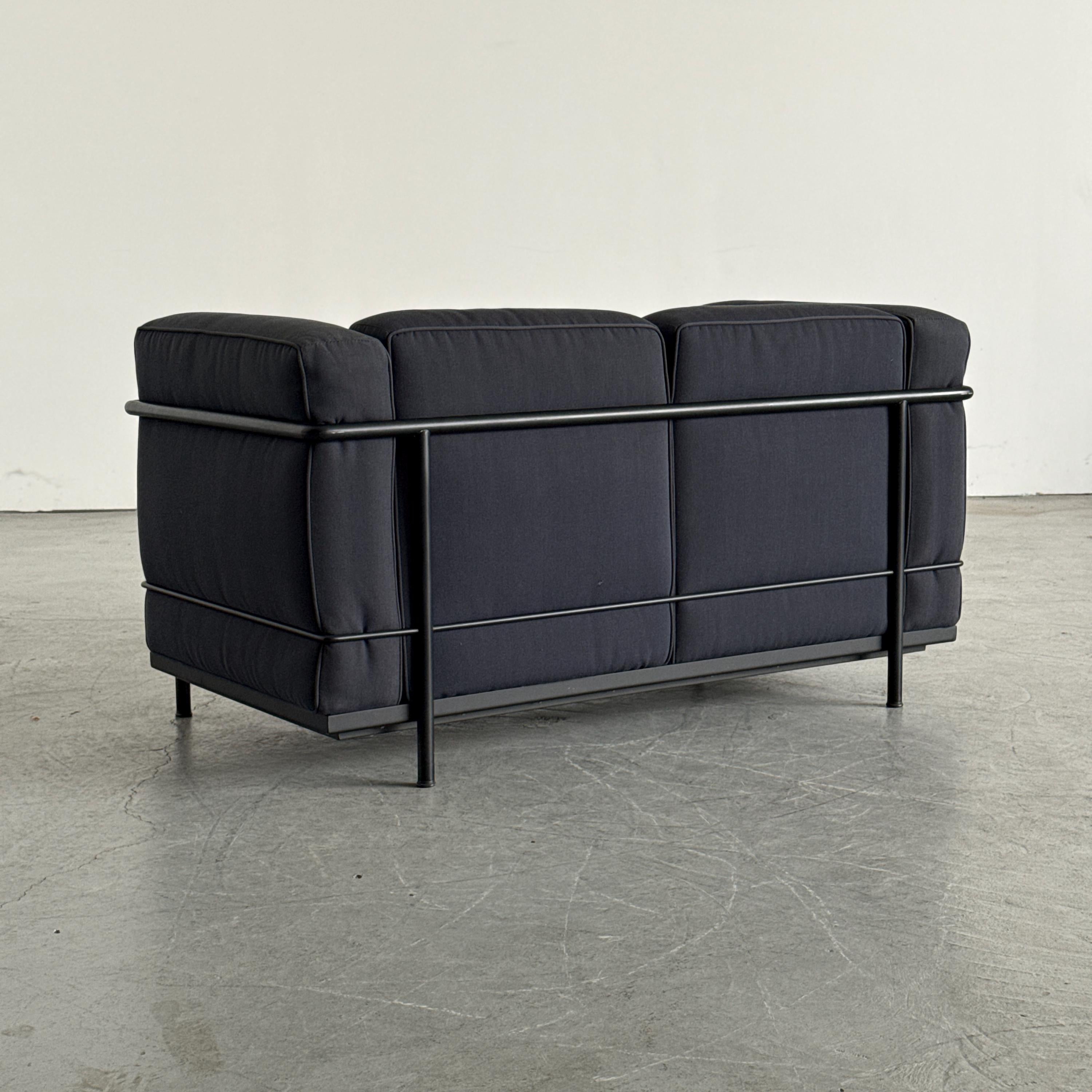 Cassina LC2 Sofa by Le Corbusier, Charlotte Perriand and Pierre Jeanneret