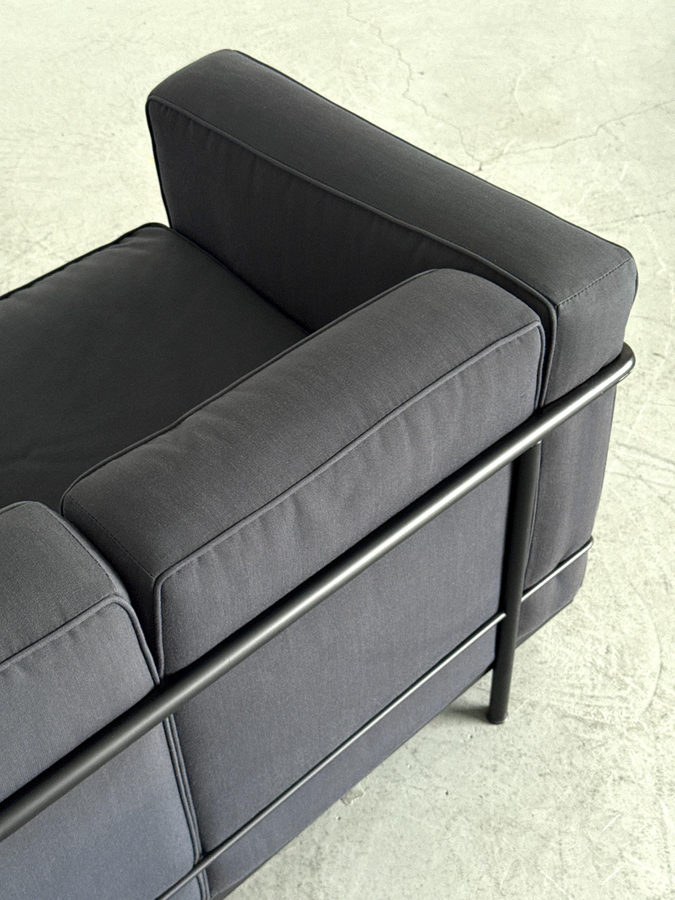 Cassina LC2 Sofa by Le Corbusier, Charlotte Perriand and Pierre Jeanneret