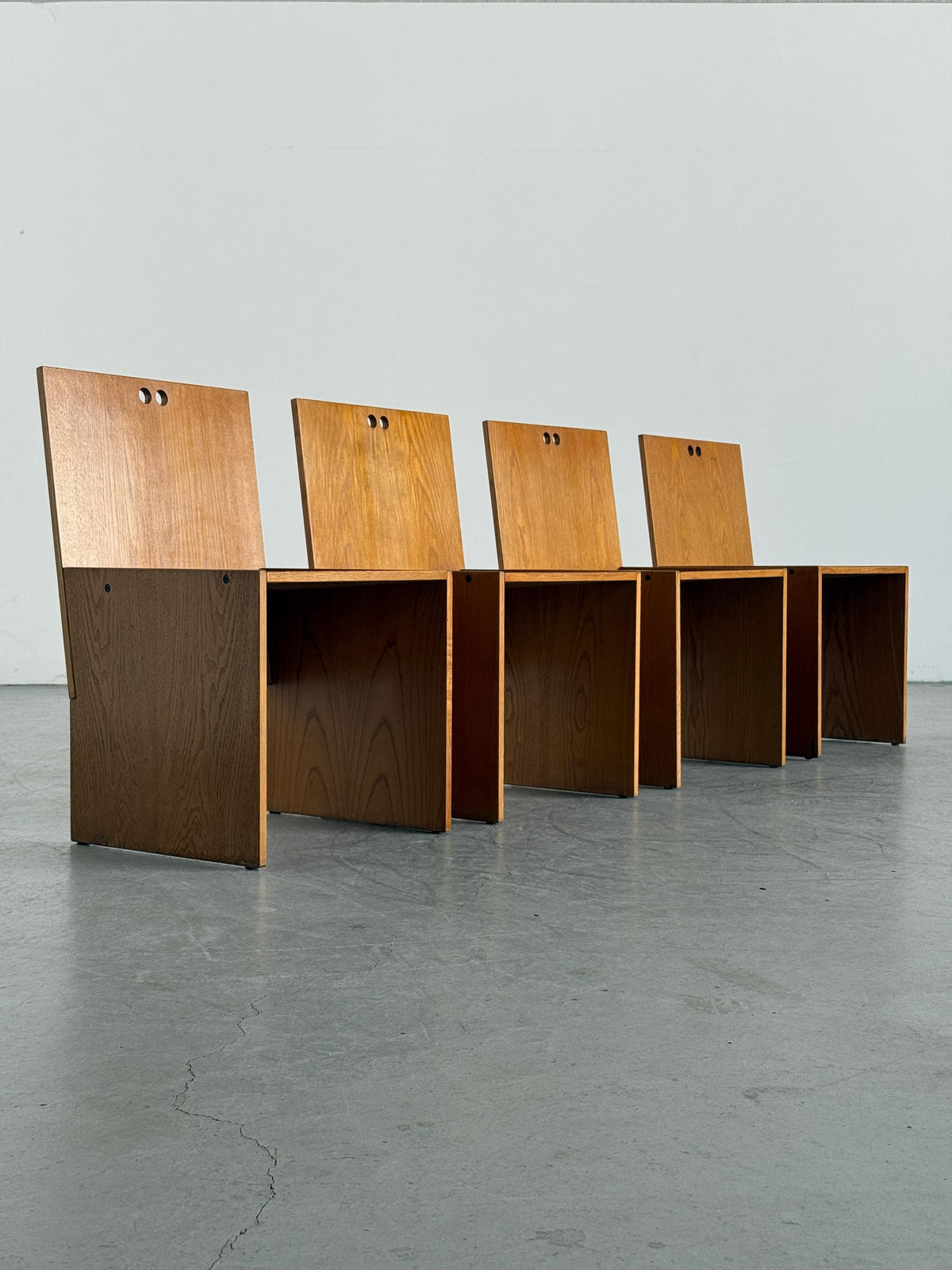 Architectural Constructivist Dining Chairs