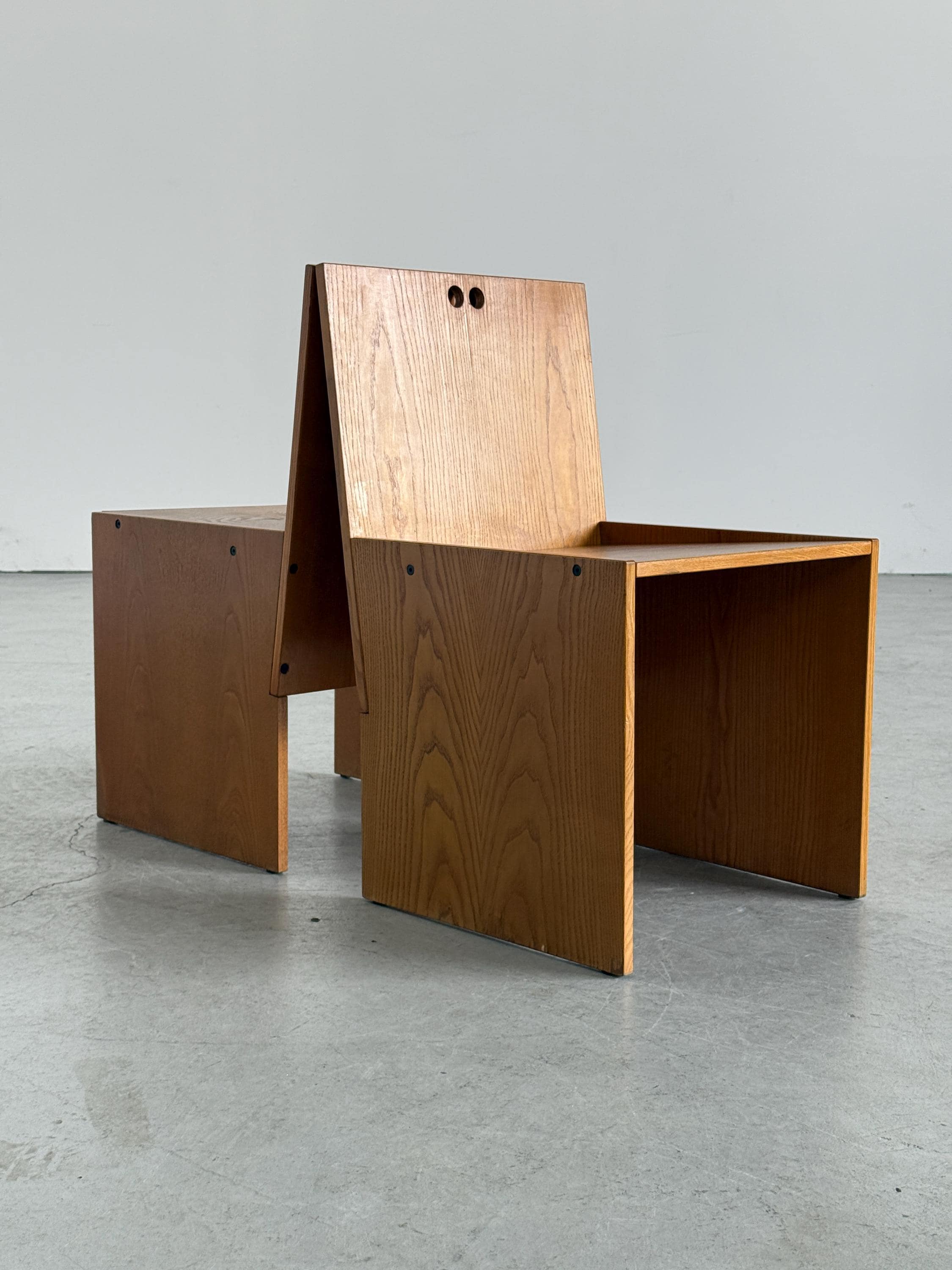 Architectural Constructivist Dining Chairs