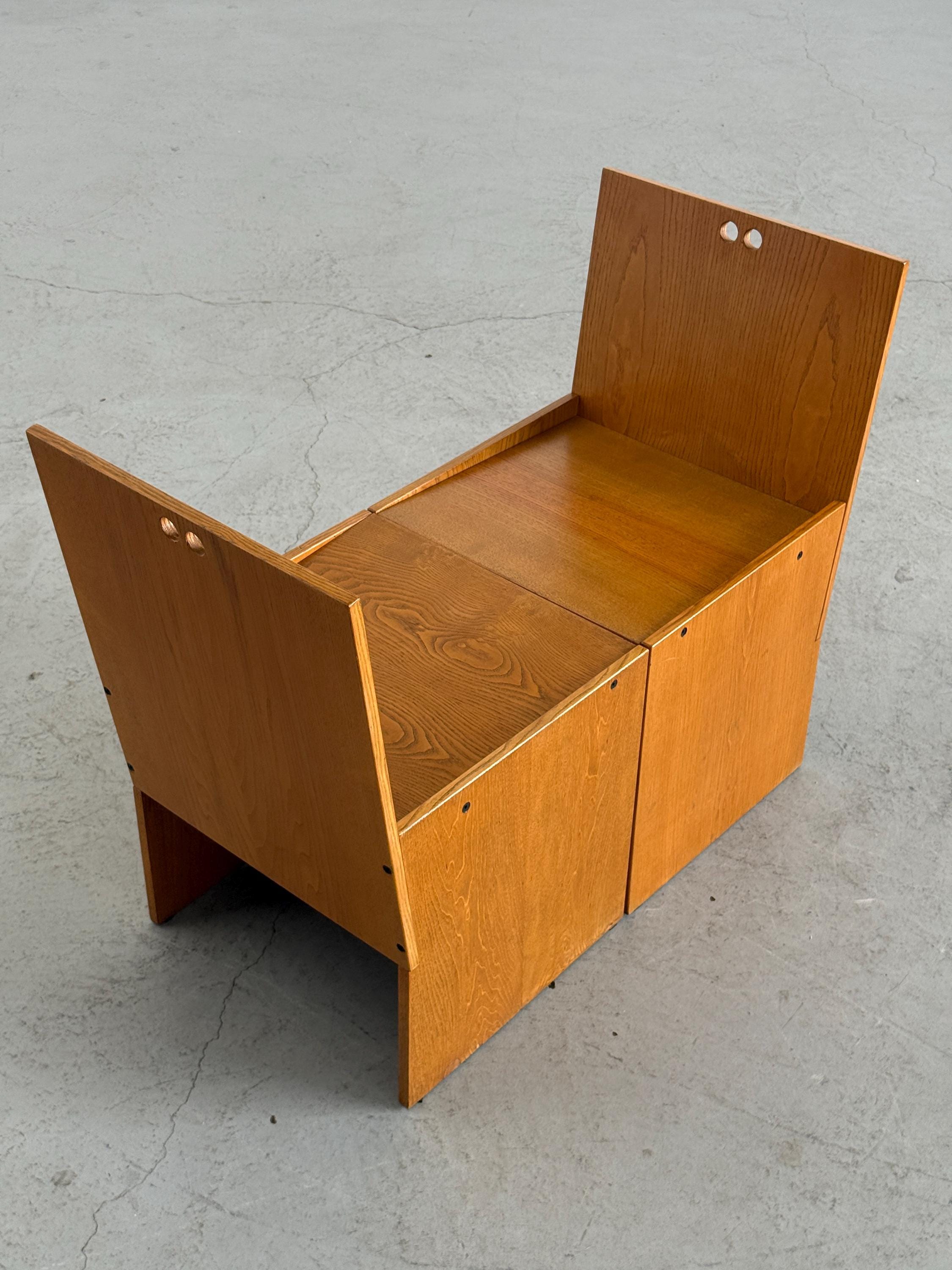 Architectural Constructivist Dining Chairs