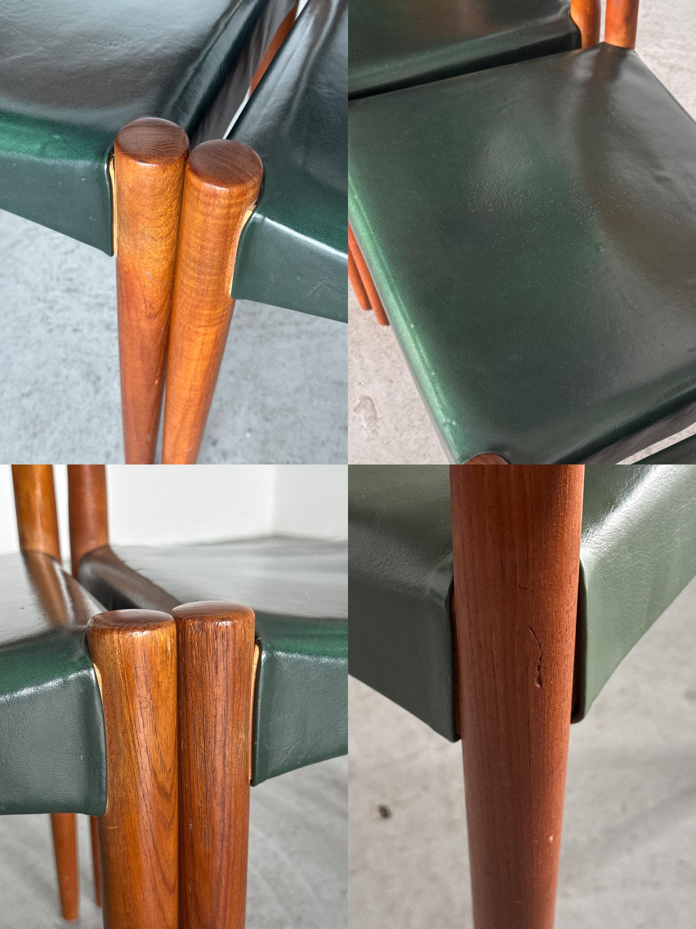 Danish Dining Chairs by Arne Hovmand-Olsen for Mogens Kold