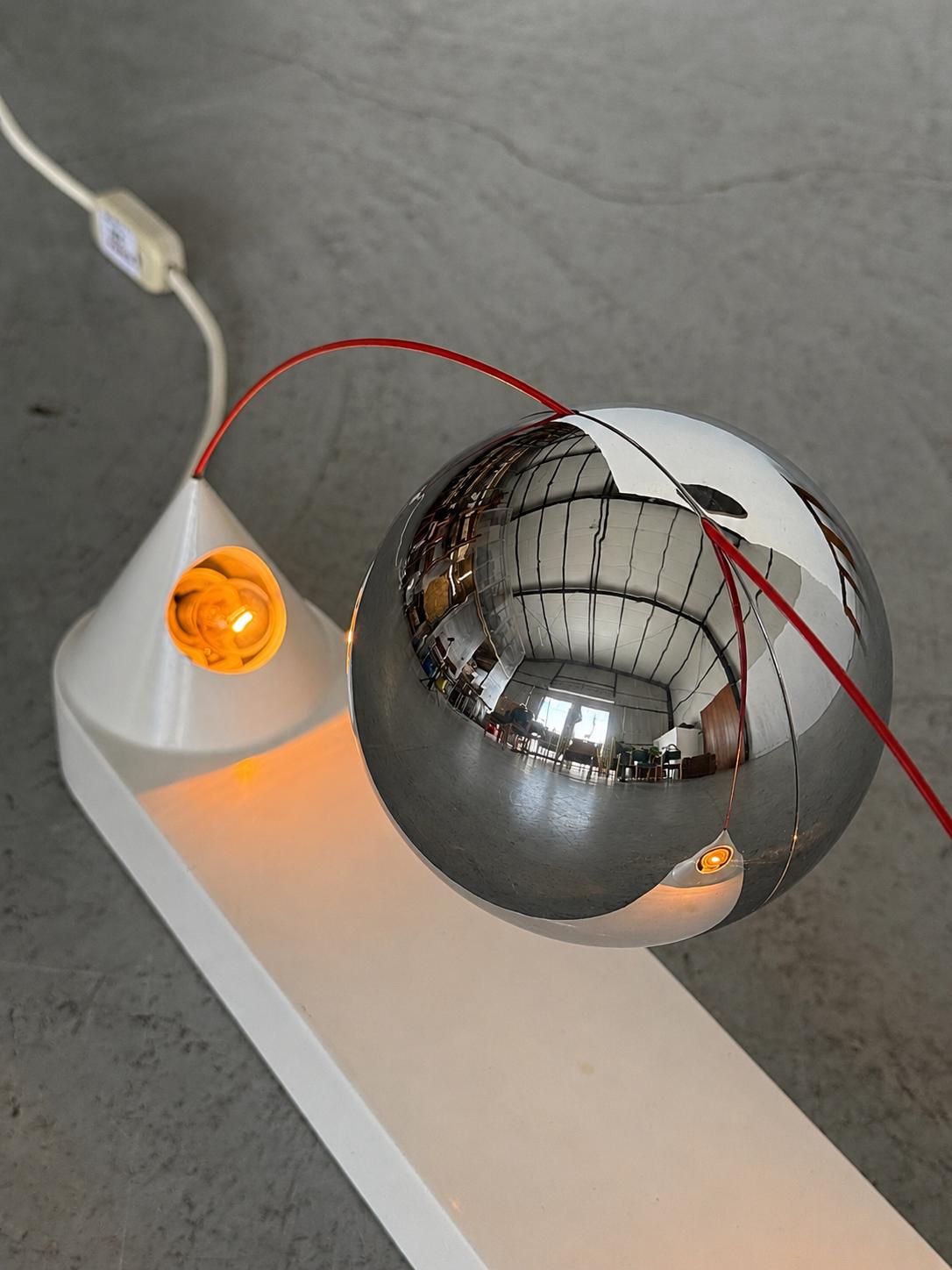 Mercurio Table Lamp by Peppe de Giuli for Candolfi