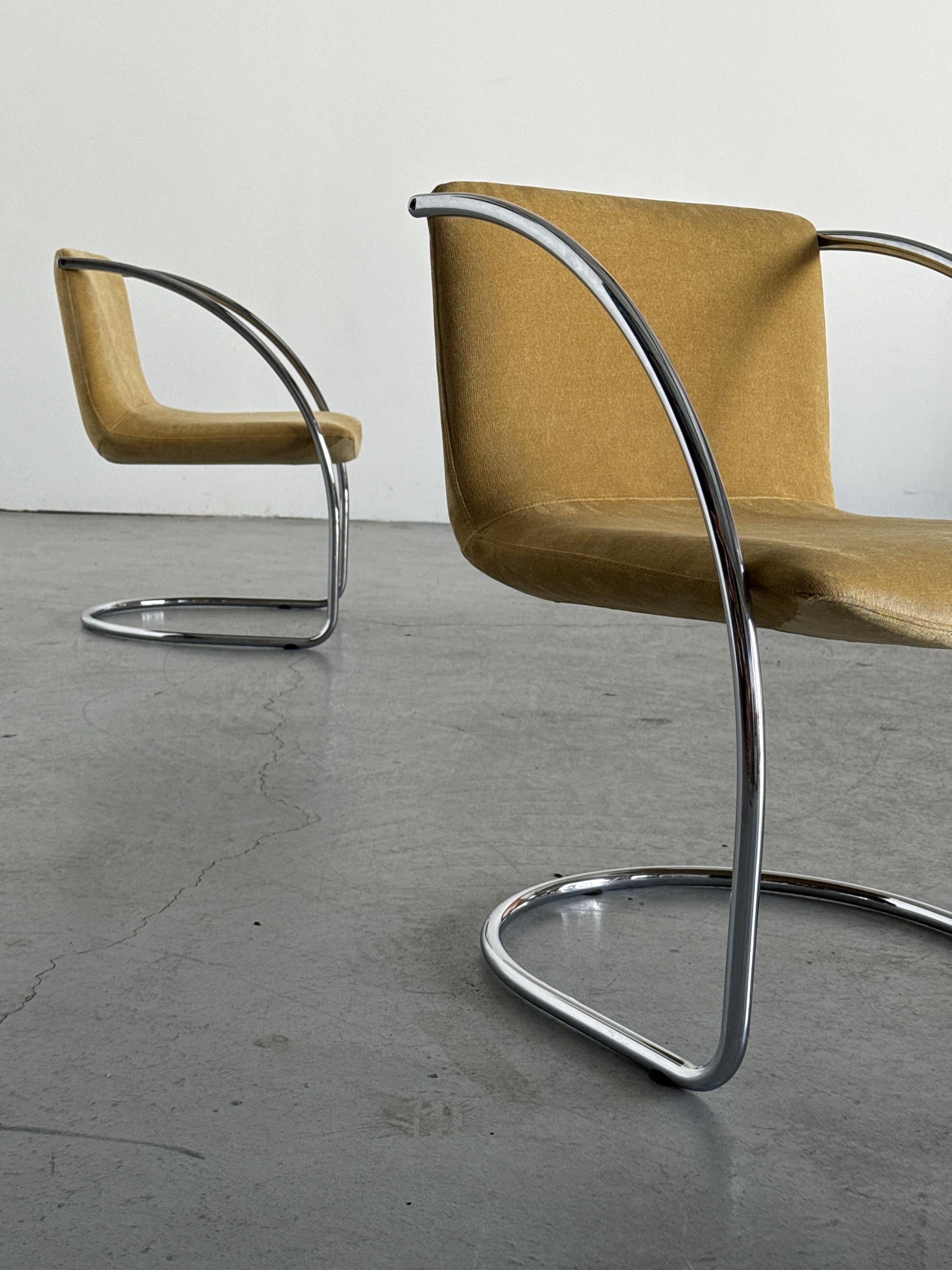 Lens Dining Chairs by Giovanni Offredi for Saporiti