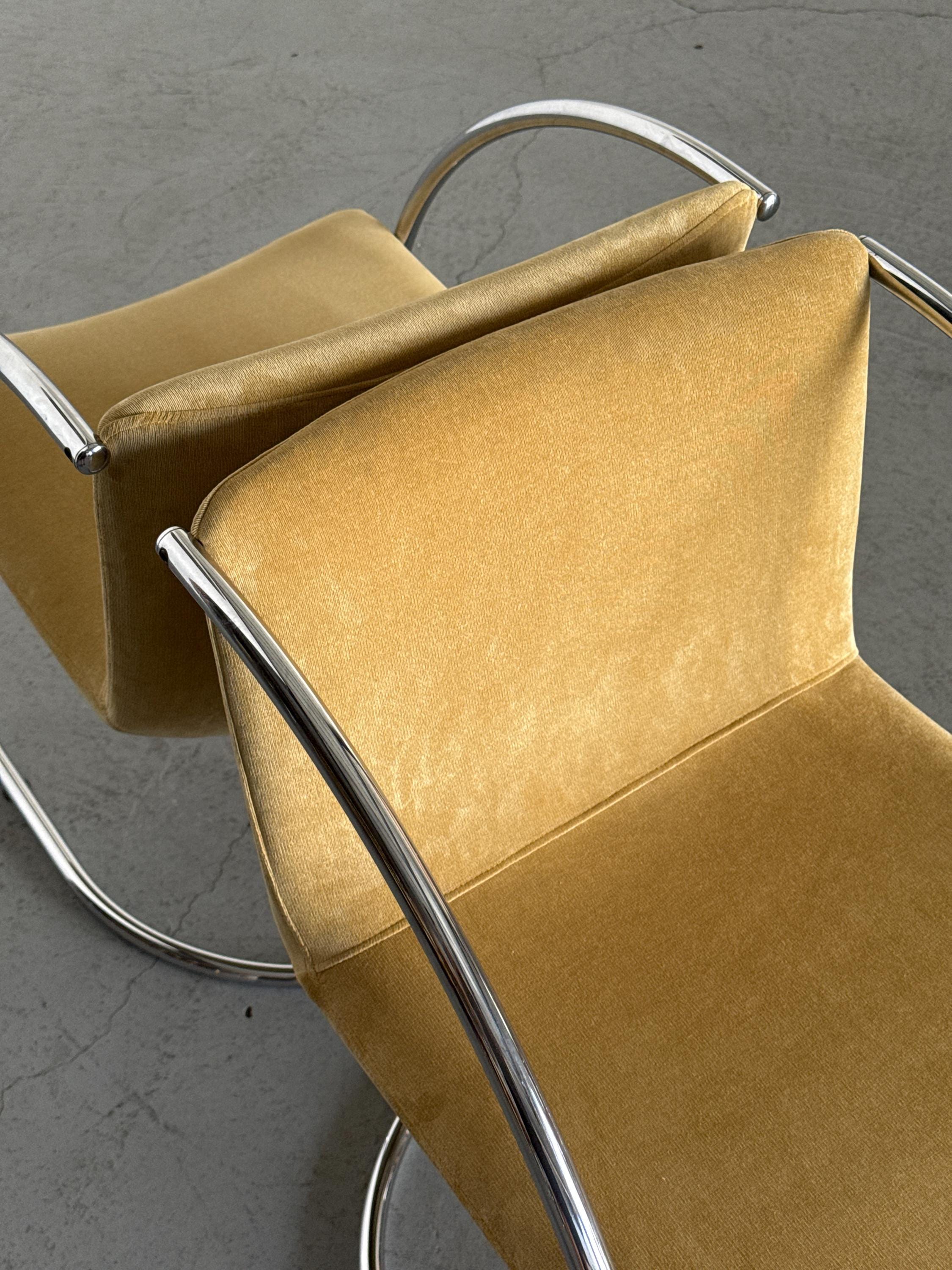 Lens Dining Chairs by Giovanni Offredi for Saporiti