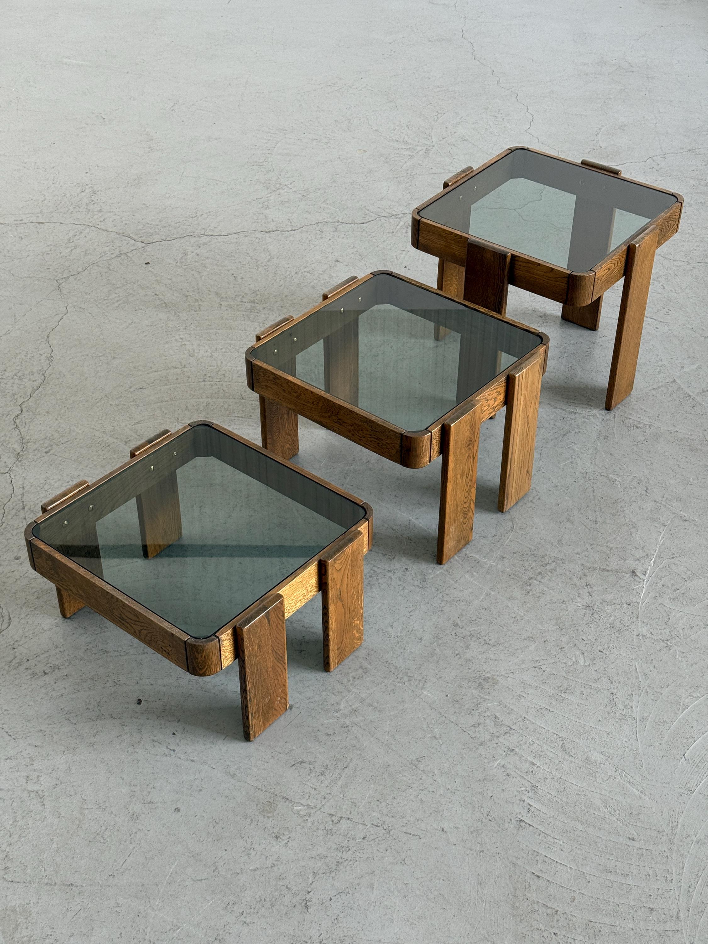 Nesting Tables by Gianfranco Frattini for Meblo