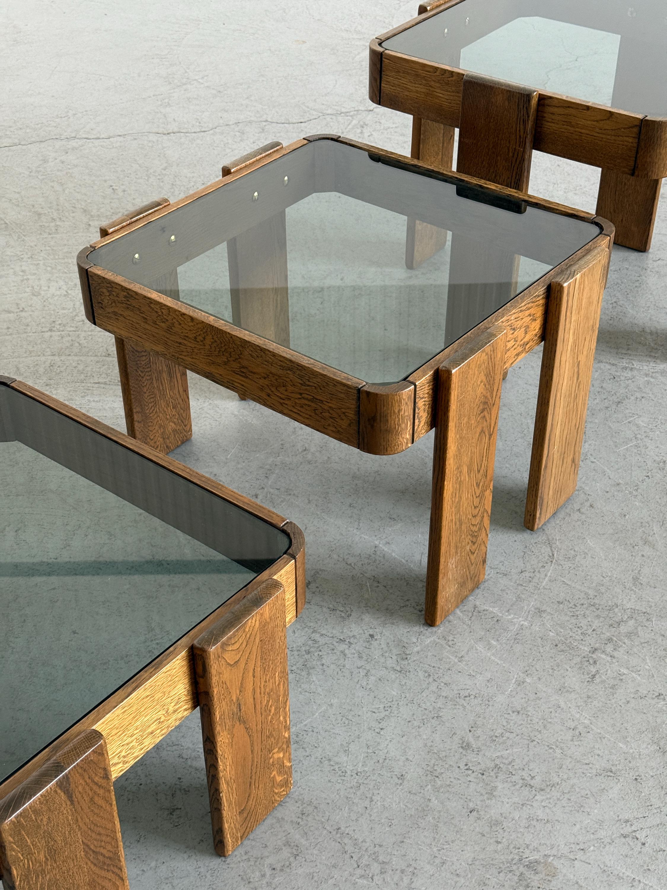 Nesting Tables by Gianfranco Frattini for Meblo