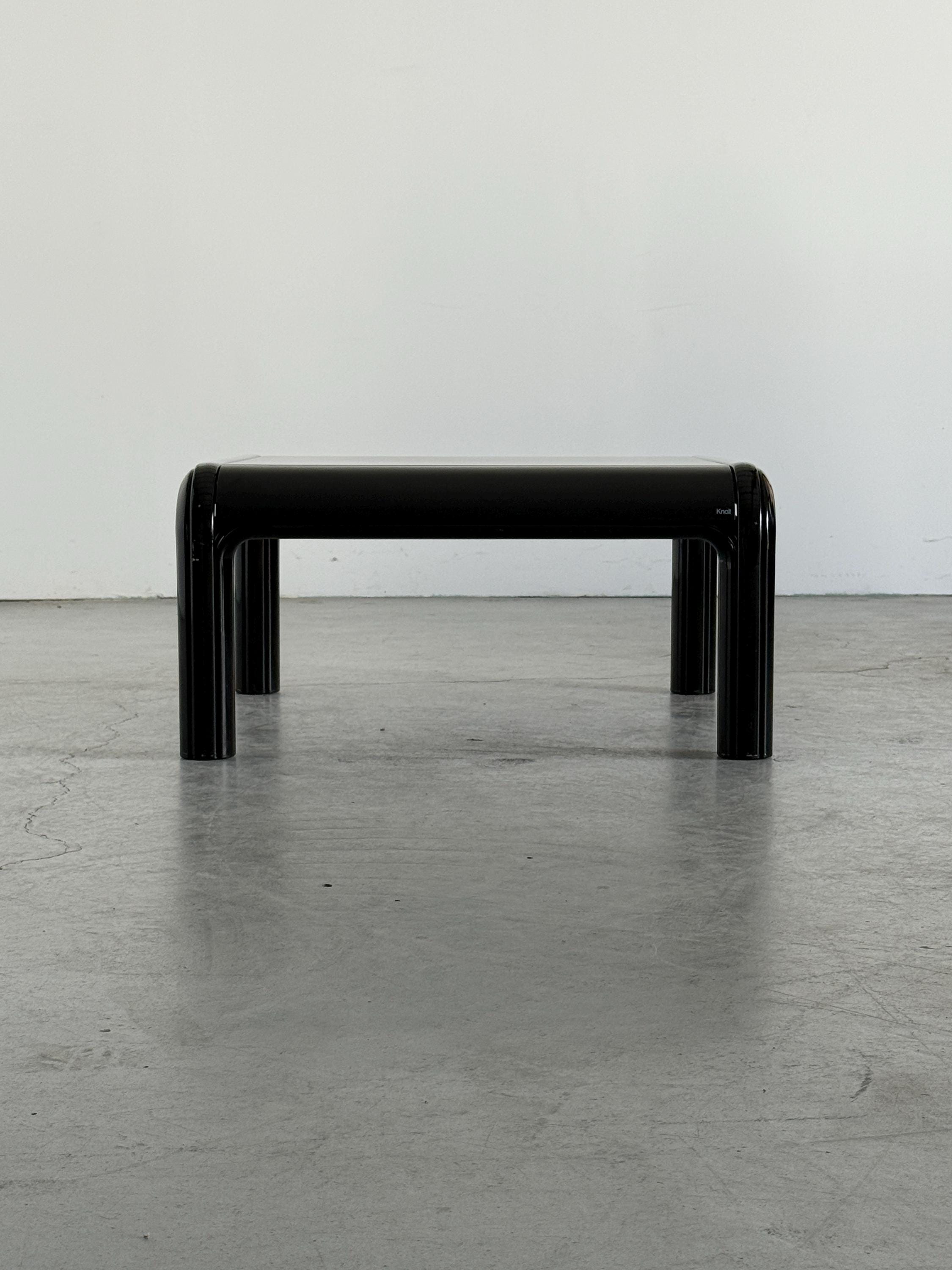 Orsay Black Coffee Table by Gae Aulenti for Knoll International