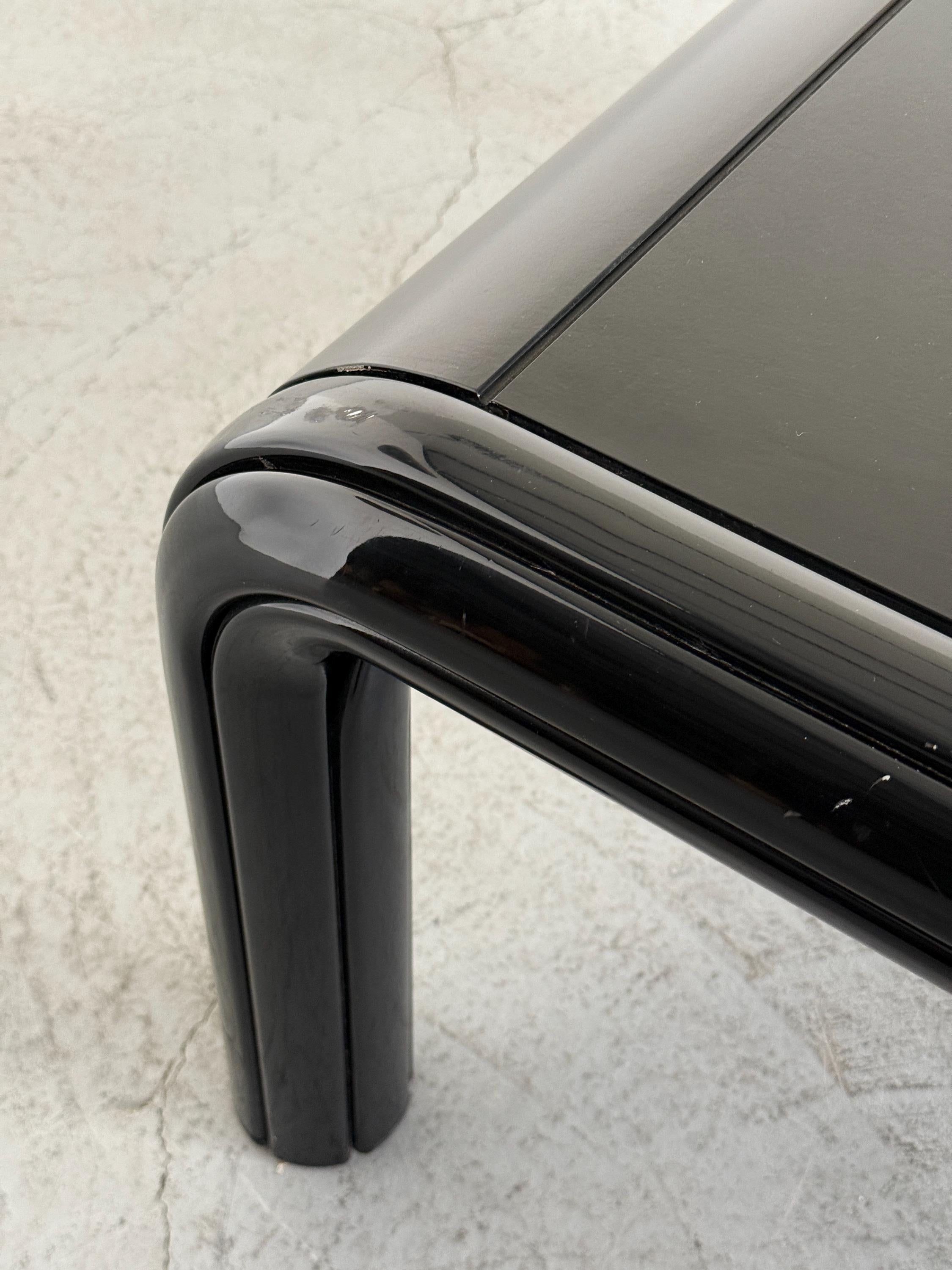 Orsay Black Coffee Table by Gae Aulenti for Knoll International