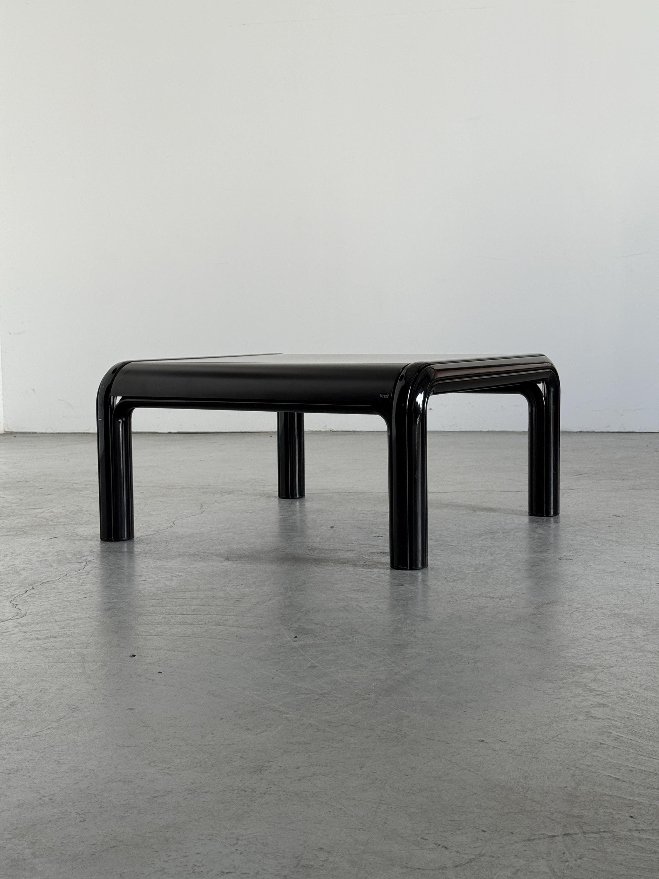 Orsay Black Coffee Table by Gae Aulenti for Knoll International