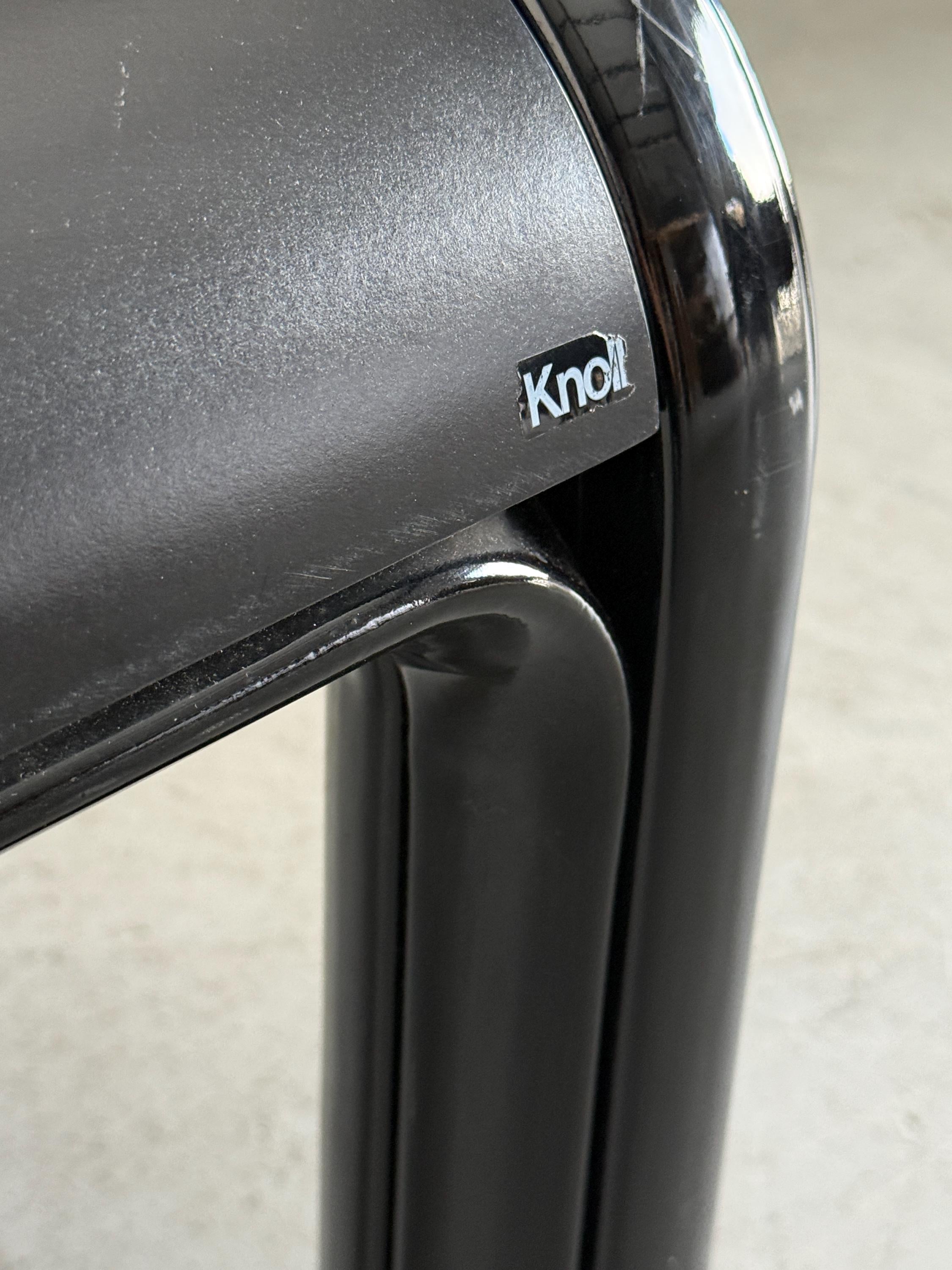 Orsay Black Coffee Table by Gae Aulenti for Knoll International