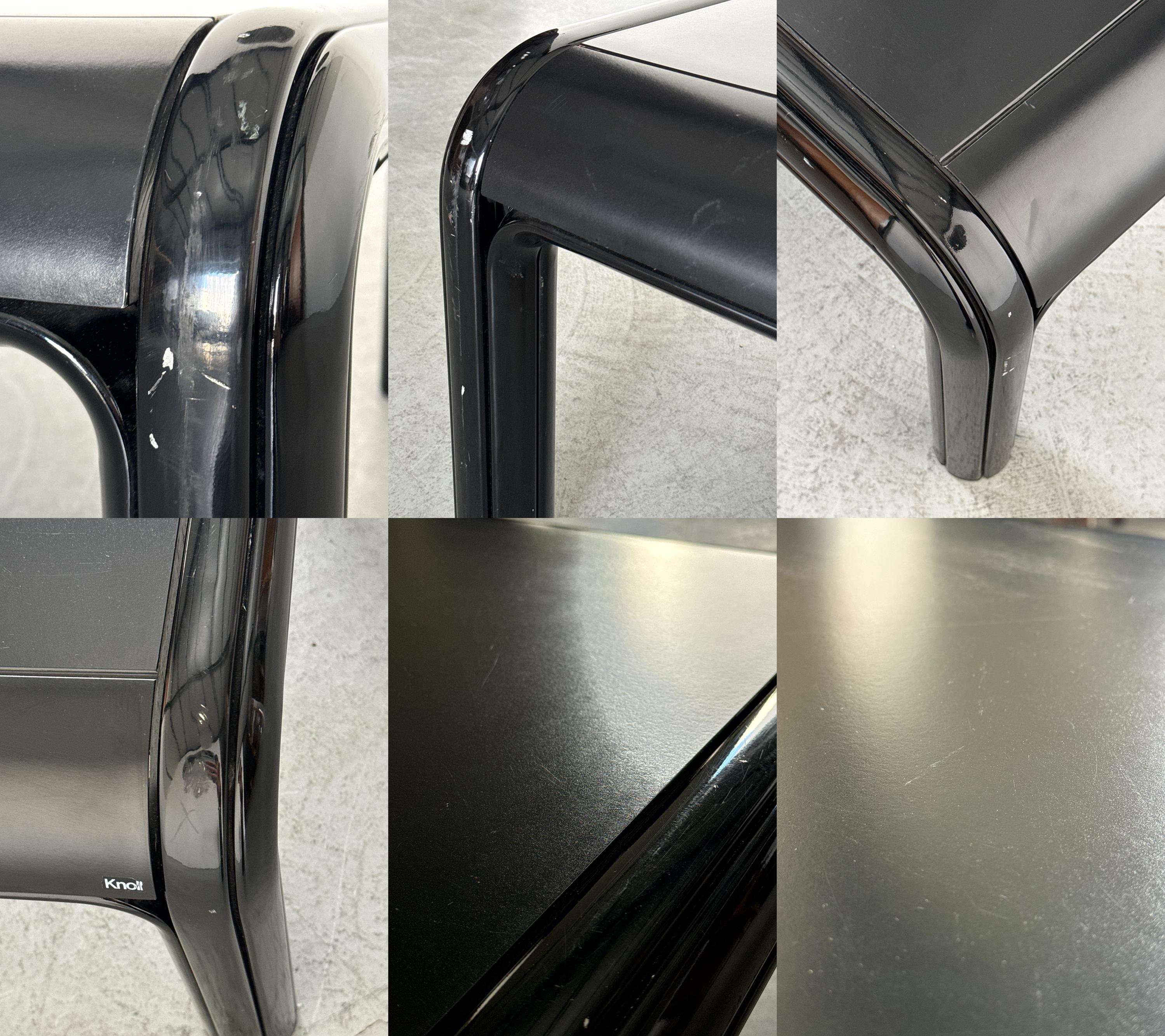 Orsay Black Coffee Table by Gae Aulenti for Knoll International