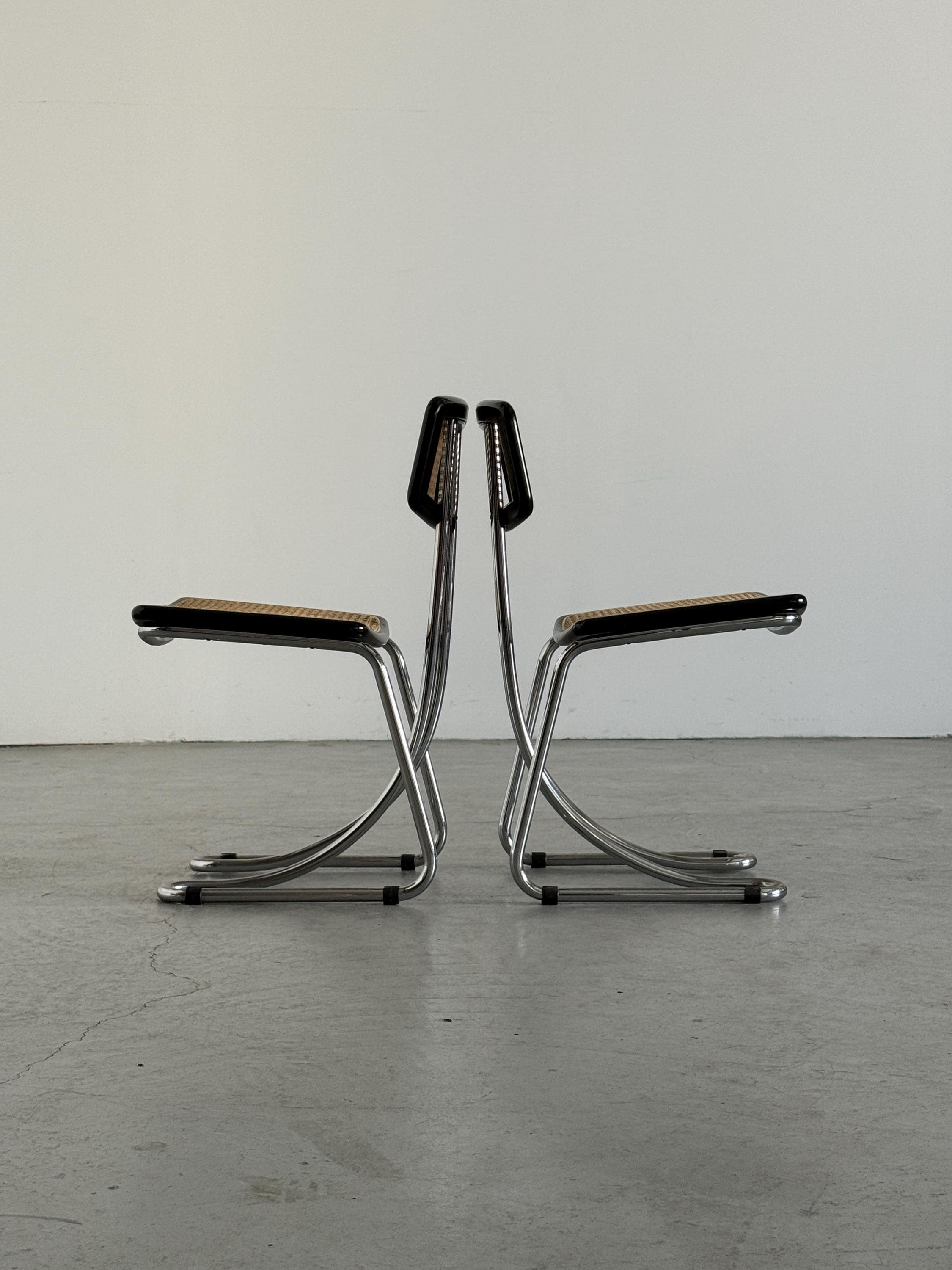 Italian Cantilever Dining Chairs