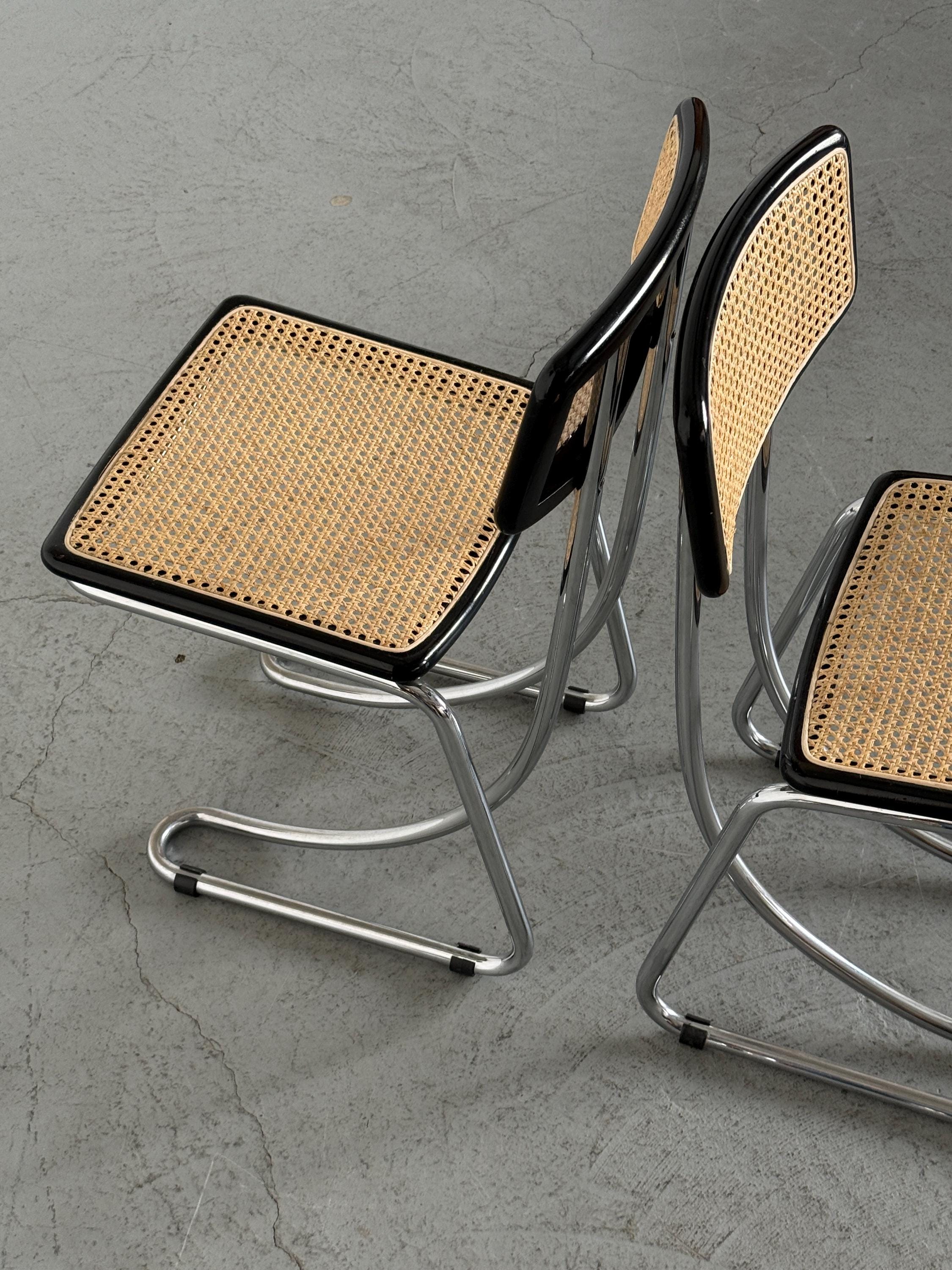 Italian Cantilever Dining Chairs