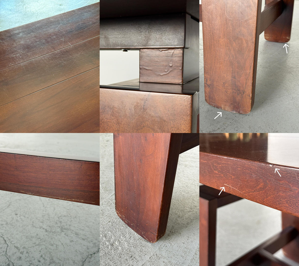 Model 611 Walnut Dining Table by Silvio Coppola for Bernini