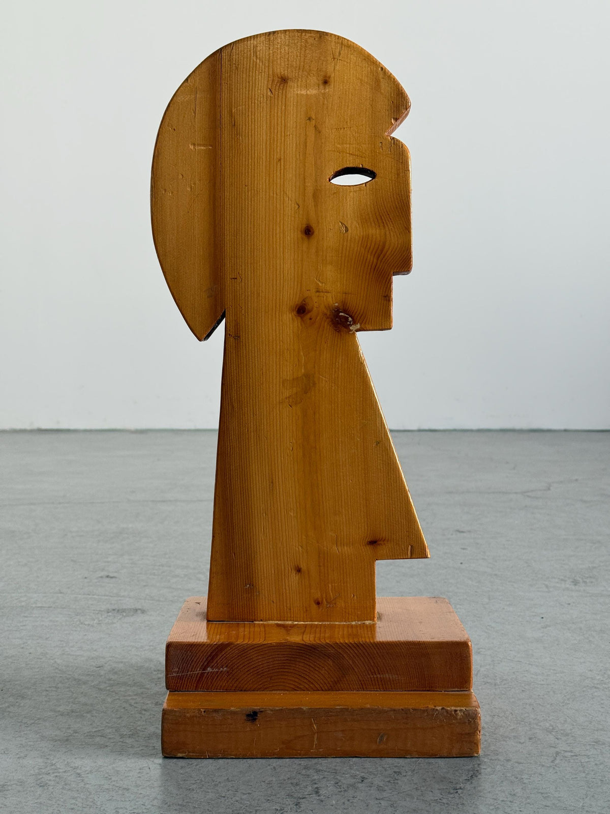 Brutalist Sculptures in Carved Wood
