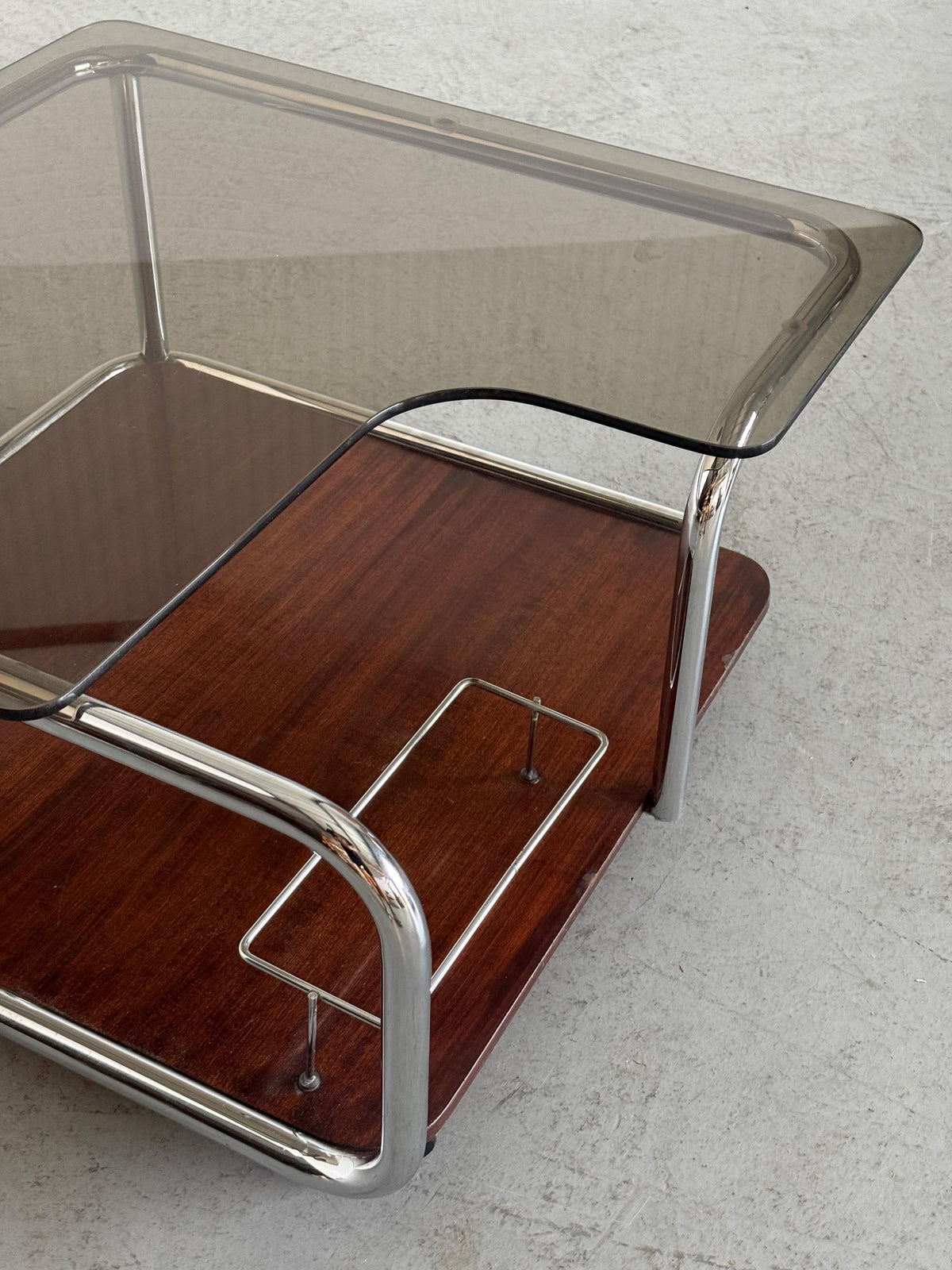 Italian Mid Century Two-Tier Coffee Table
