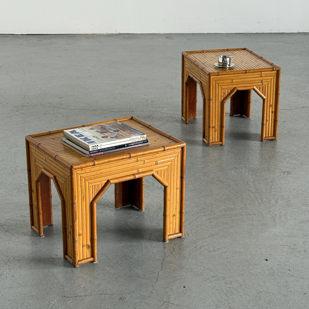 Bamboo Side Tables in Vivai del Sud Style