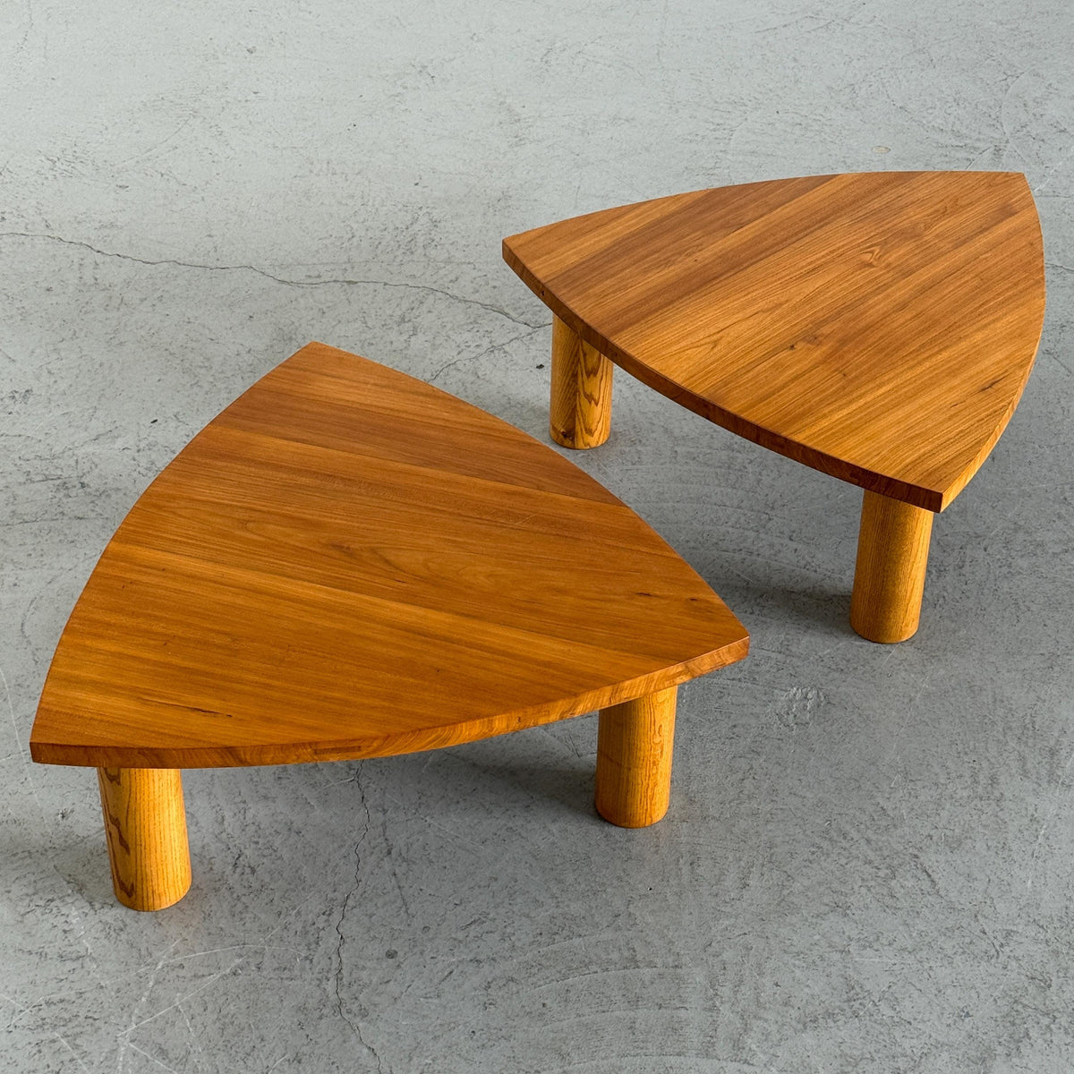 Triangular Tables in the Style of Pierre Chapo