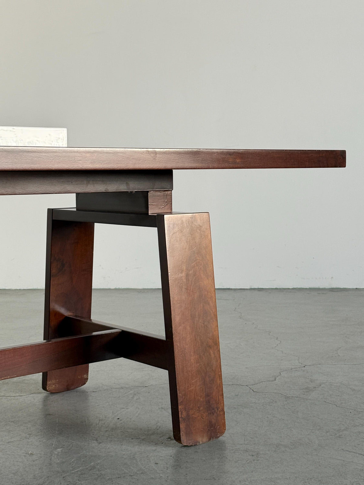 Model 611 Walnut Dining Table by Silvio Coppola for Bernini