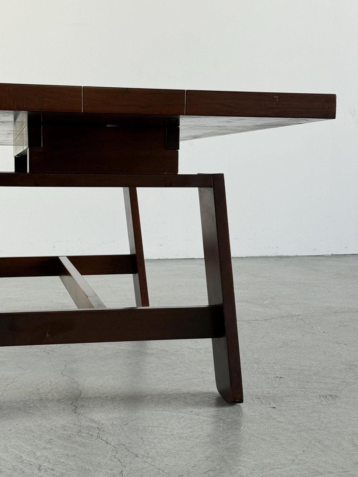 Model 611 Walnut Dining Table by Silvio Coppola for Bernini