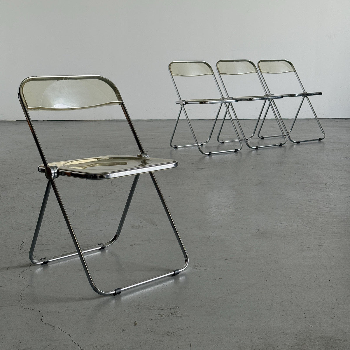 Plia Folding Chairs by Giancarlo Piretti for Anonima Castelli