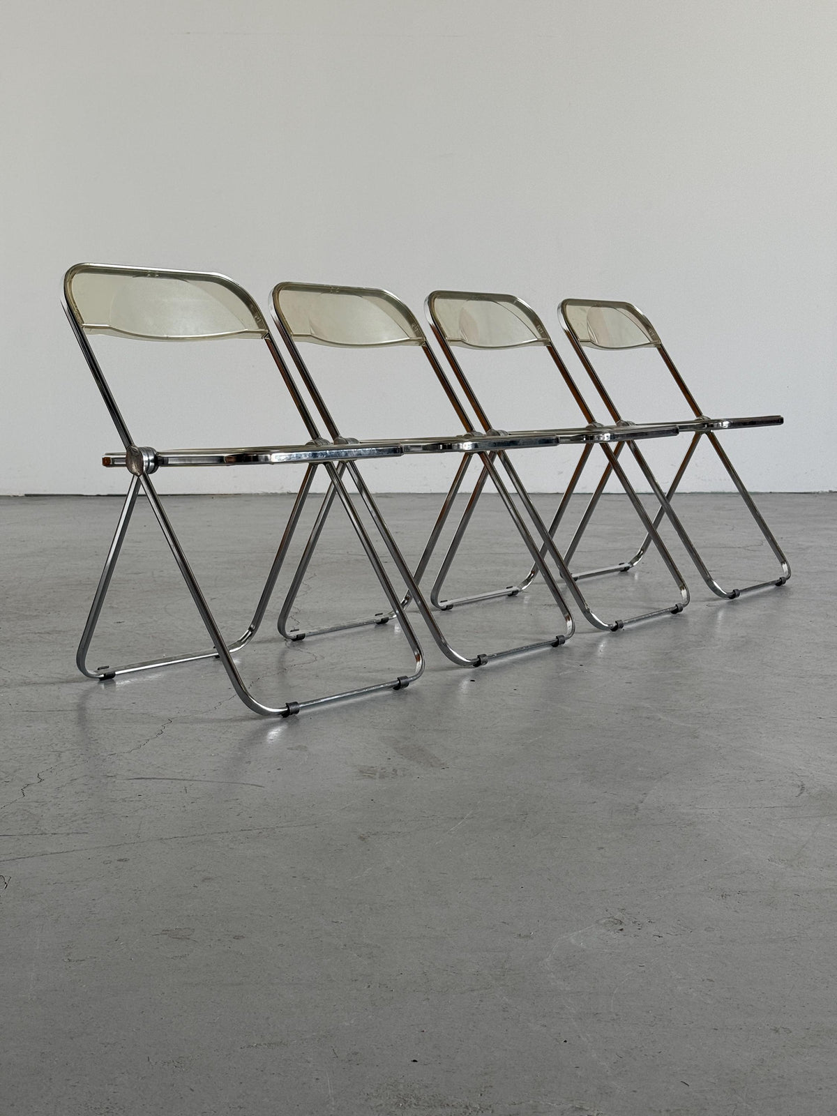 Plia Folding Chairs by Giancarlo Piretti for Anonima Castelli