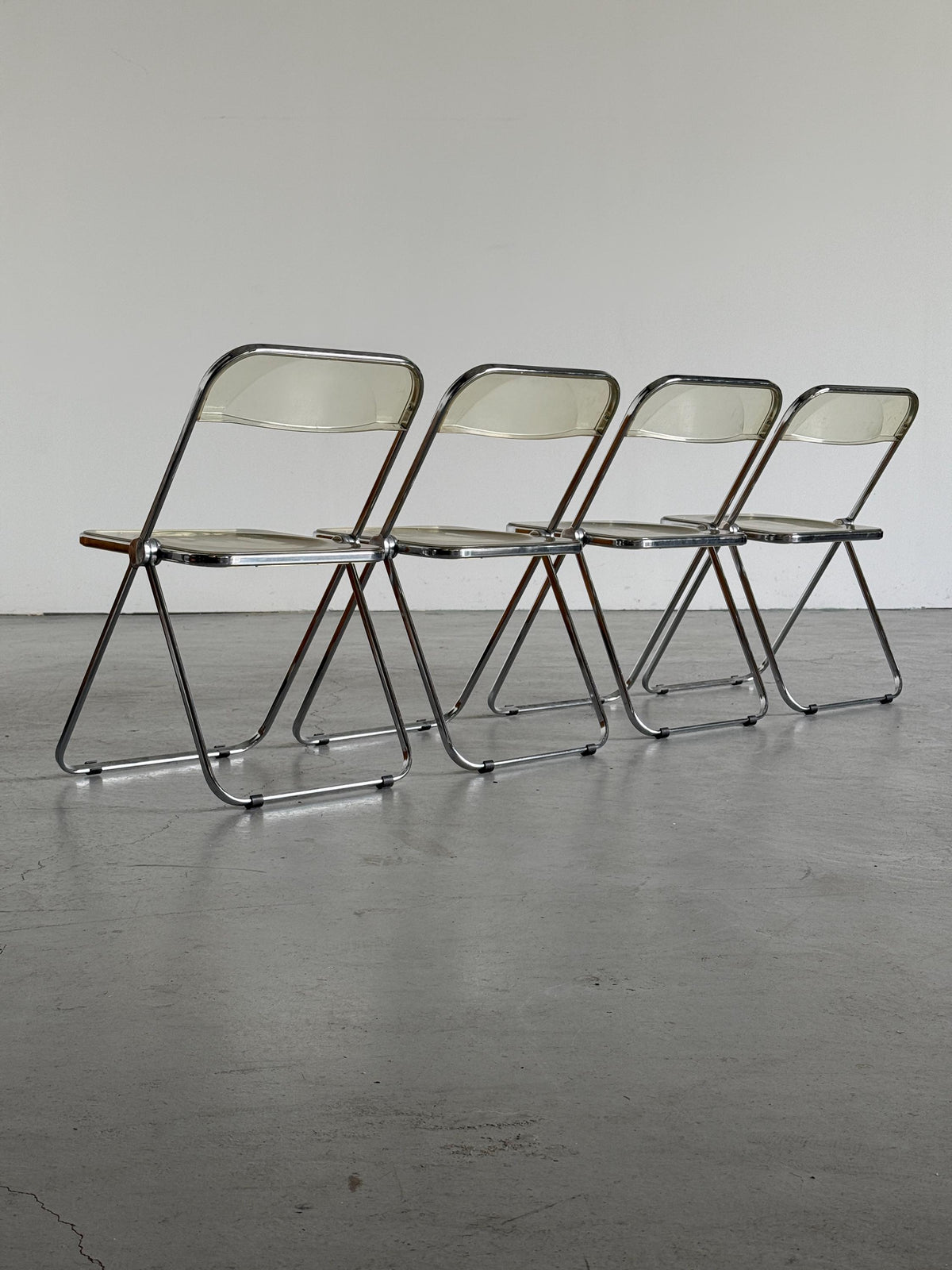Plia Folding Chairs by Giancarlo Piretti for Anonima Castelli