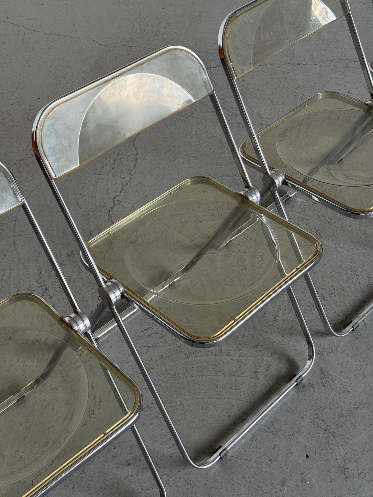 Plia Folding Chairs by Giancarlo Piretti for Anonima Castelli
