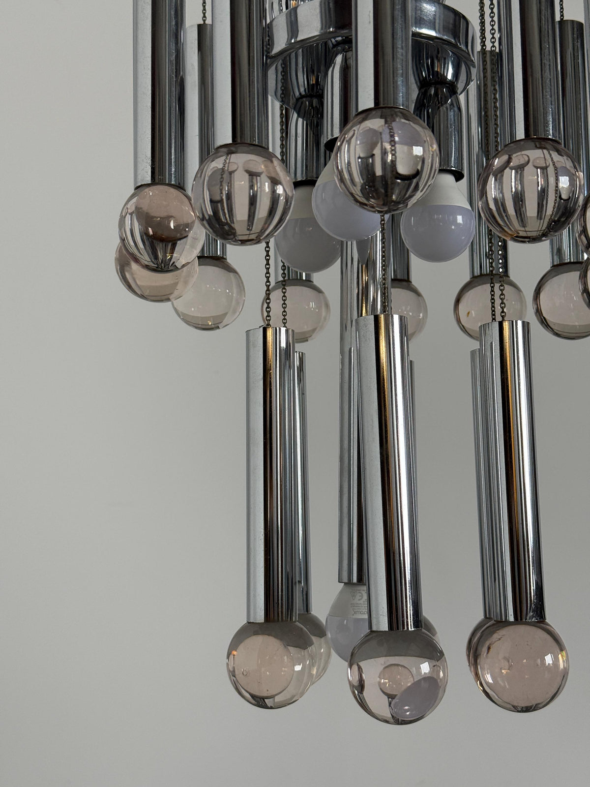 Cascade Chandelier Attributed to Gaetano Sciolari