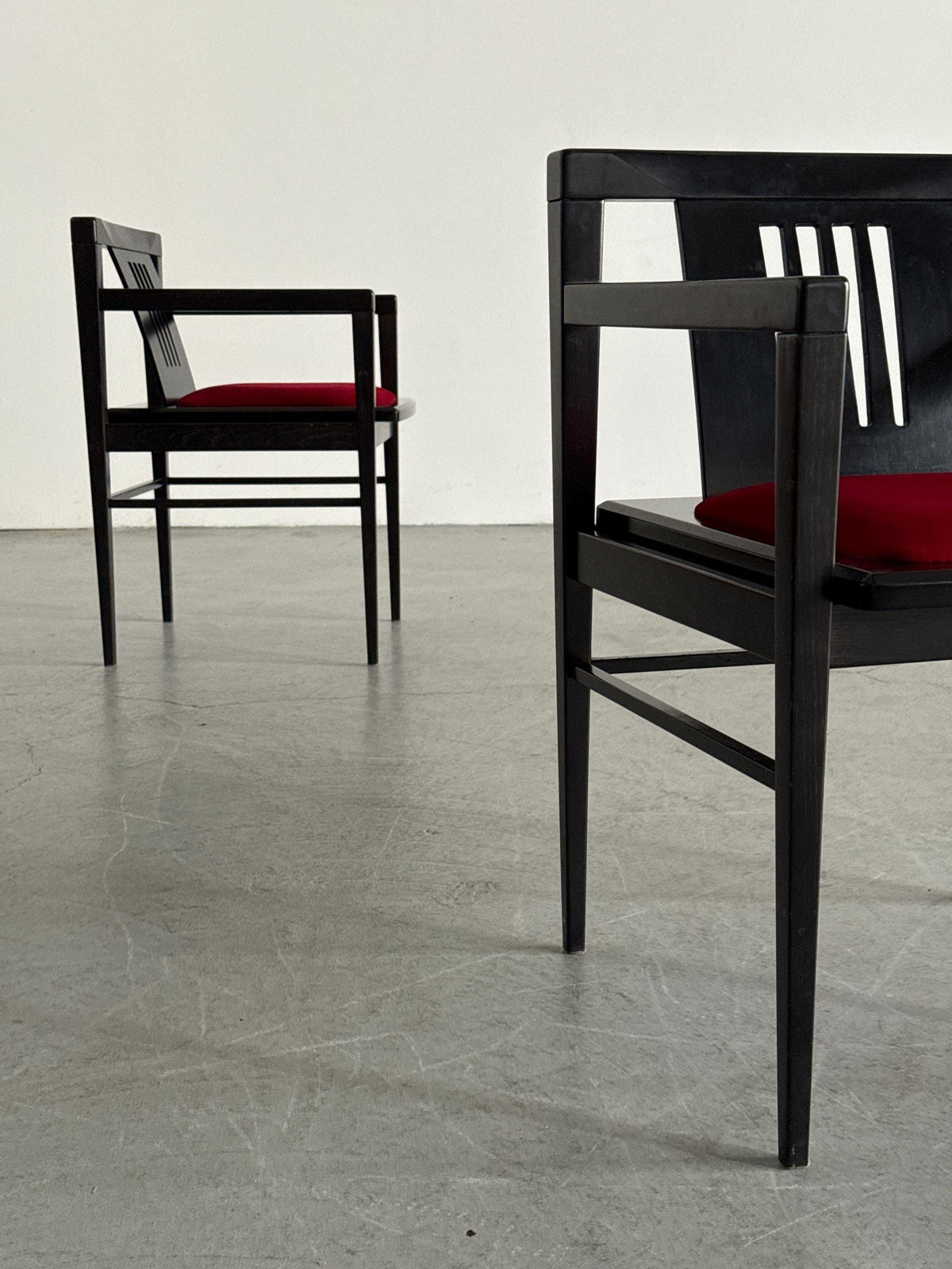 Geometric Armchair in the Style of Josef Hoffmann