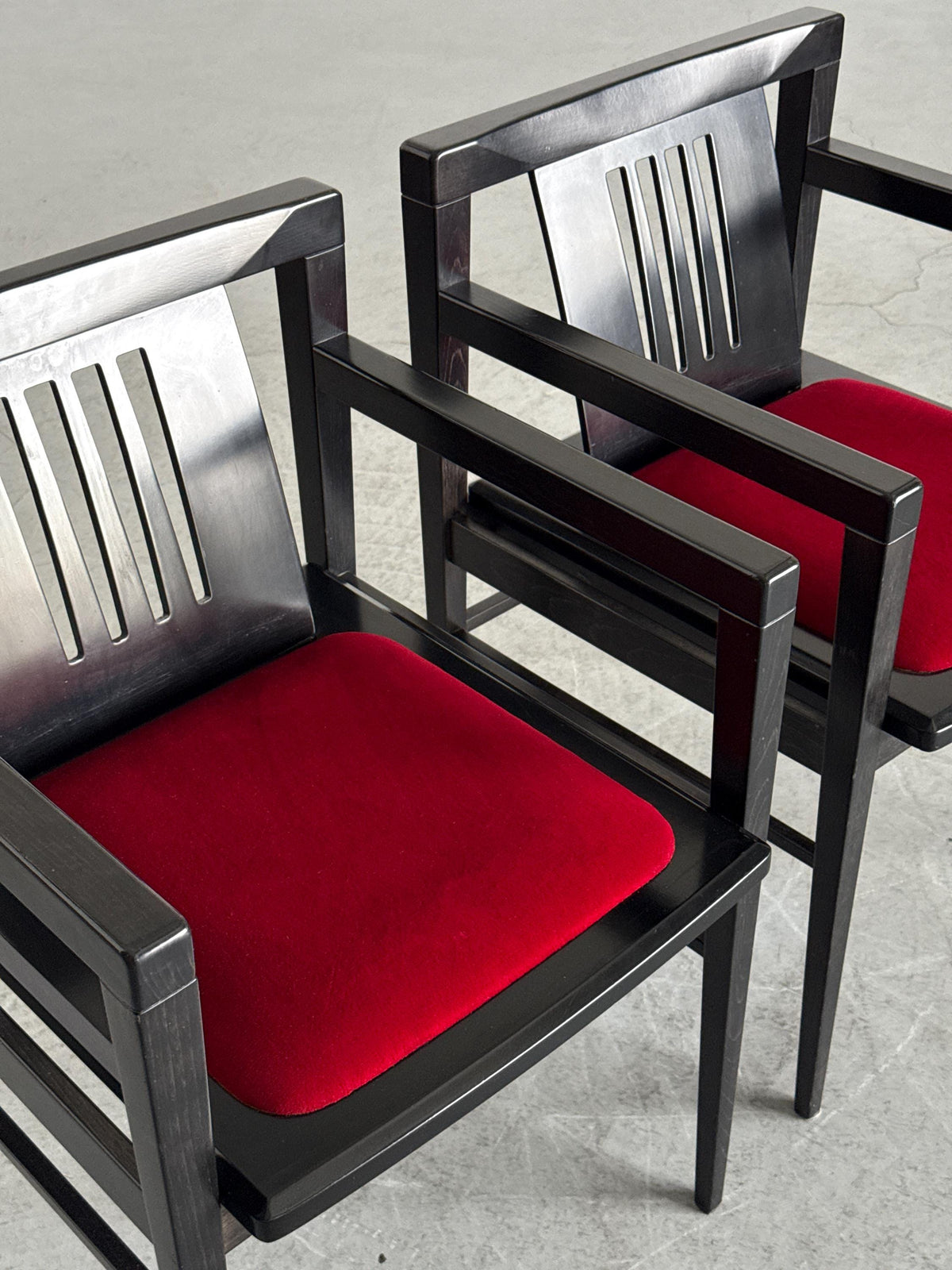 Geometric Armchair in the Style of Josef Hoffmann